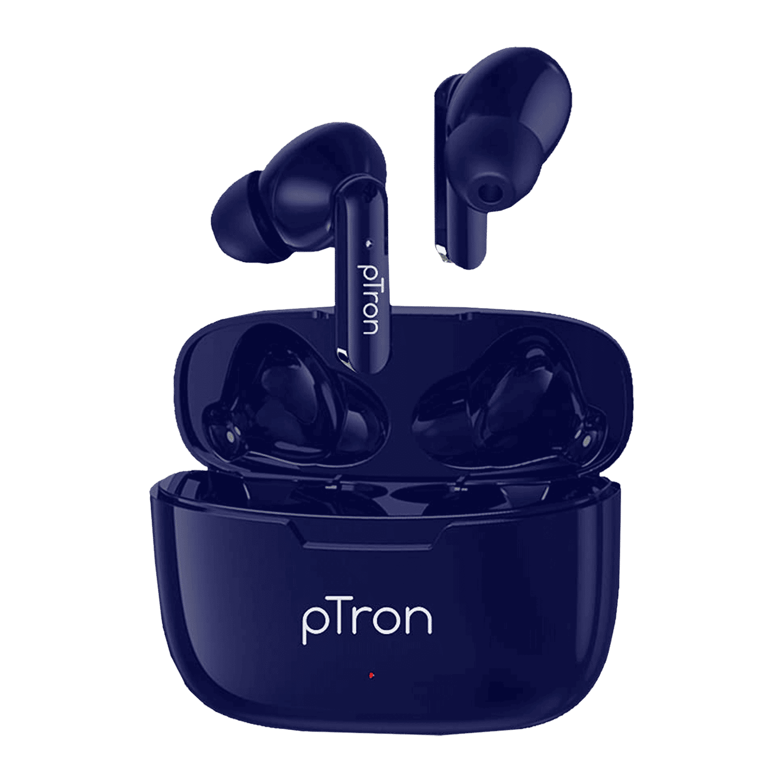 pTron Bassbuds Duo 140318093 TWS Earbuds with Passive Noise Cancellation (IPX4 Water Resistant, 32 Hours Playback, Blue)_1