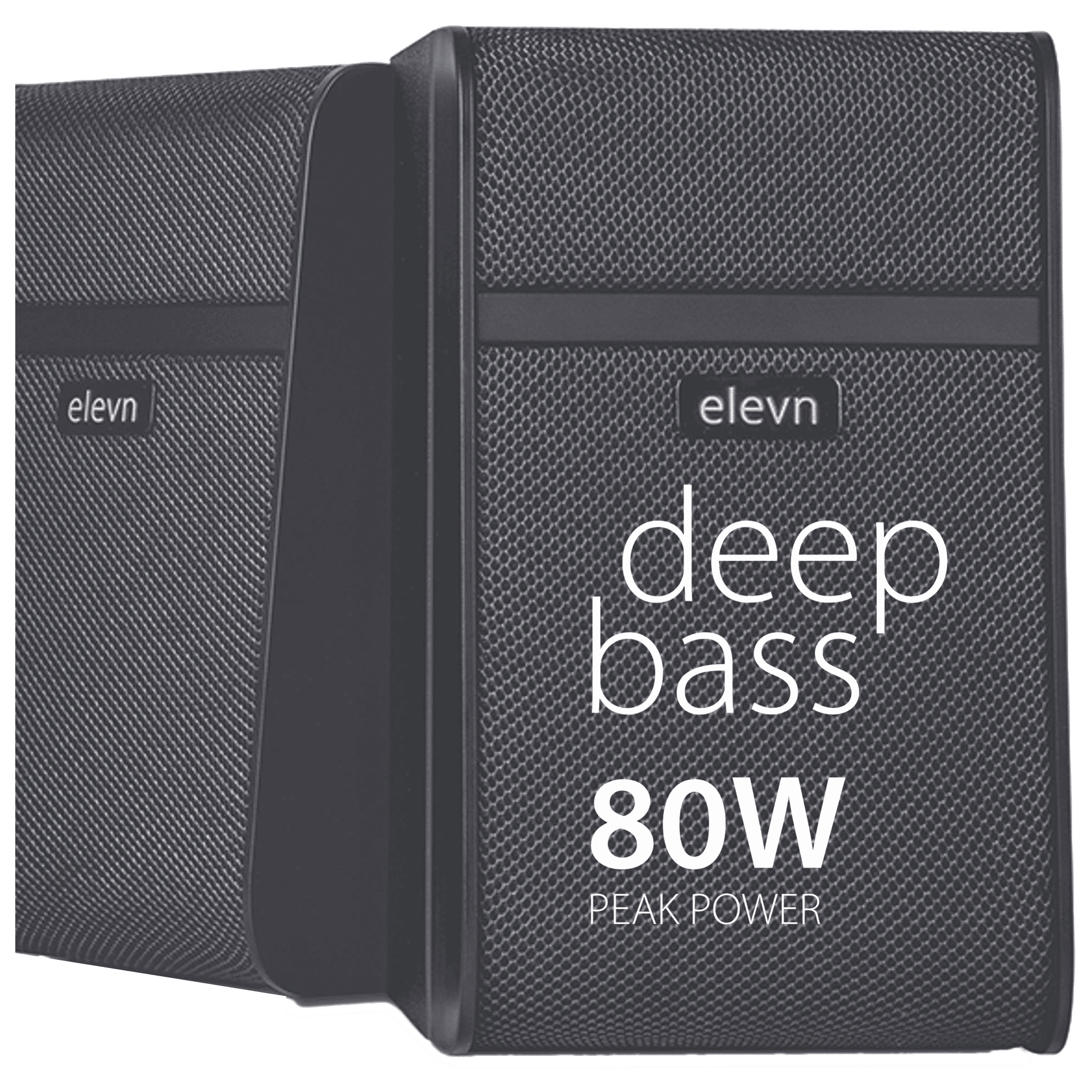 elevn Aura 80W Multimedia Speaker (Surround Sound, 2.1 Channel, Black) elevn Aura 80W Multimedia Speaker (Surround Sound, 2.1 Channel, Black)_4