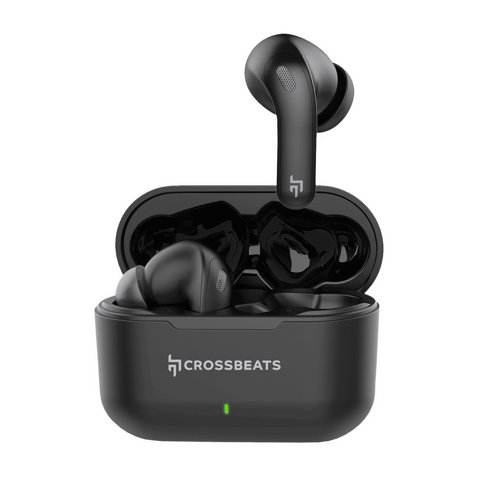 CROSSBEATS Epic TWS Earbuds with Active Noise Cancellation (IPX4 Water Resistant, 36 Hours Playback, Black) CROSSBEATS Epic TWS Earbuds with Active Noise Cancellation (IPX4 Water Resistant, 36 Hours Playback, Black)_1