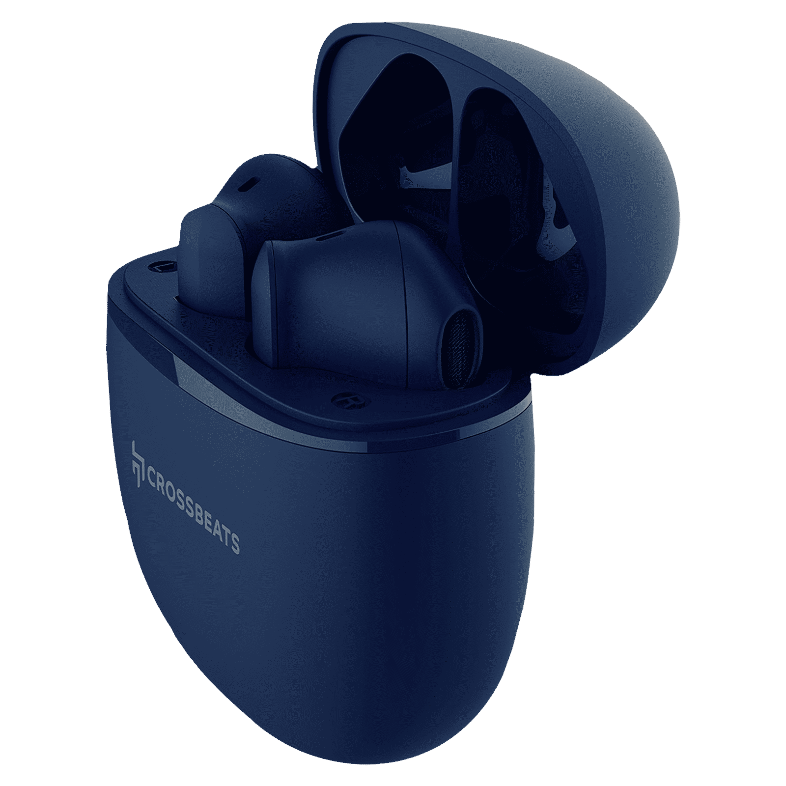 CROSSBEATS Airpop TWS Earbuds with Passive Noise Cancellation (IPX5 Water Resistant, 30 Hours Playback, Dark Blue)_5