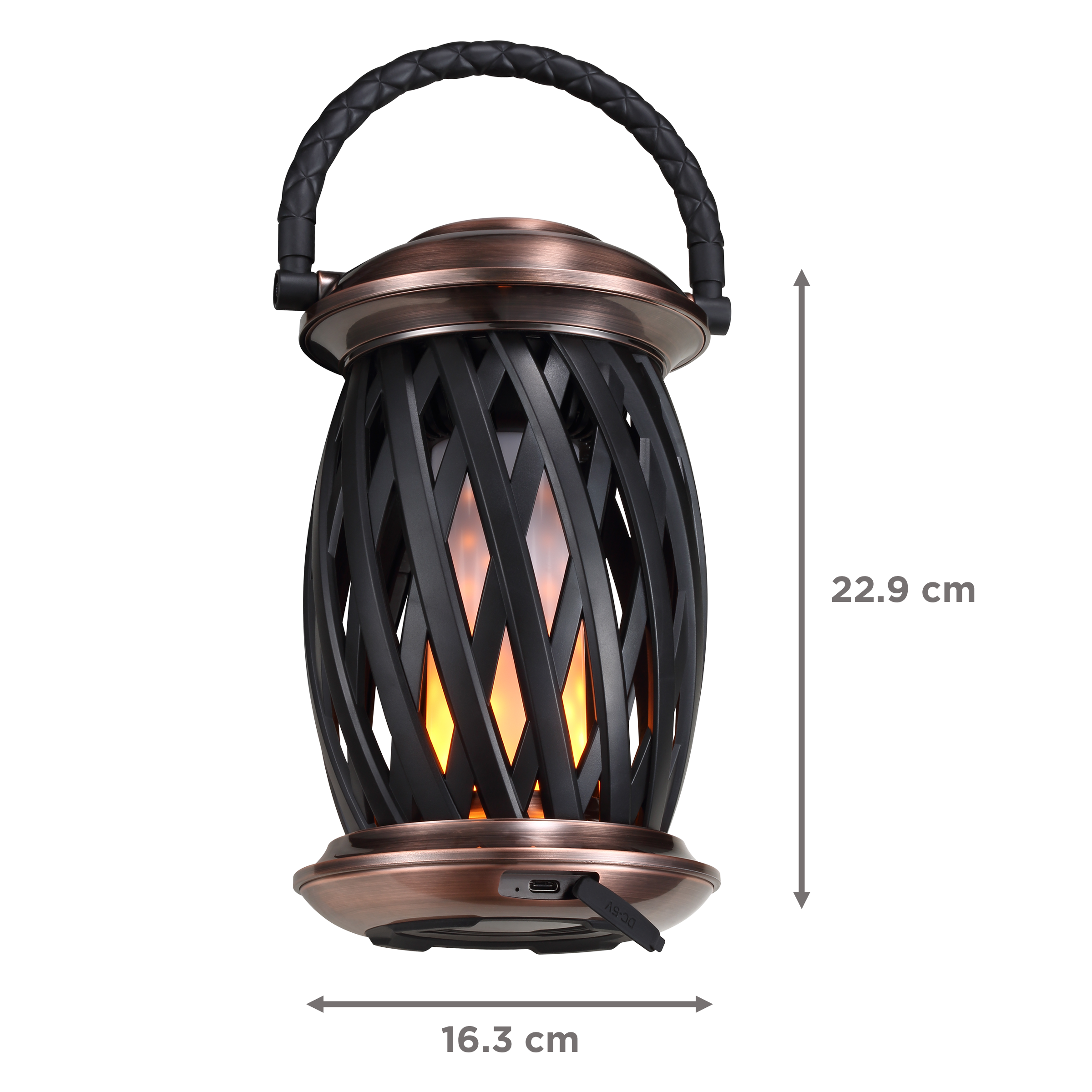 iGear Cosmic 10W Portable Bluetooth Speaker (IP65 Water Resistant, Ambient Light, Brown)_2