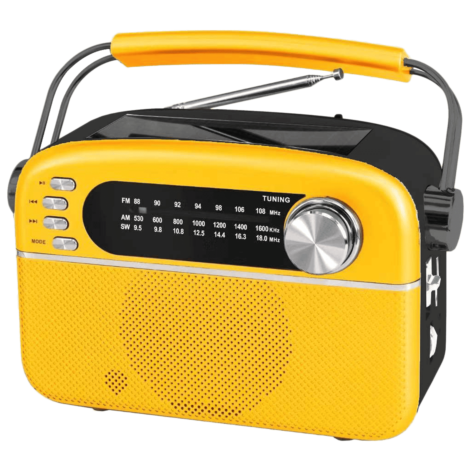 iGear Evoke 5 Watts Portable Bluetooth Speaker (Multimedia Connectivity, iG-1113, Yellow)_1
