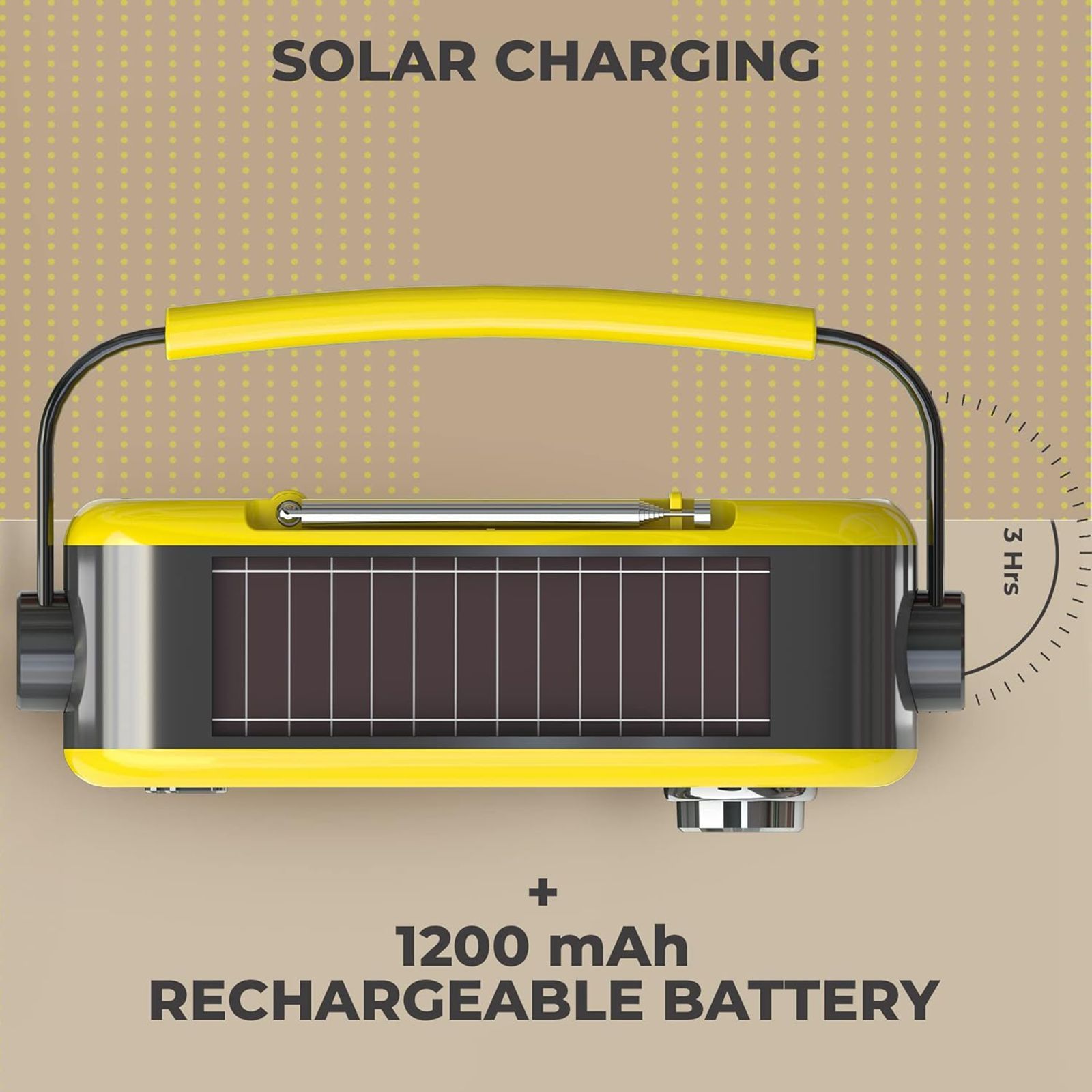iGear Evoke 5 Watts Portable Bluetooth Speaker (Multimedia Connectivity, iG-1113, Yellow)_9
