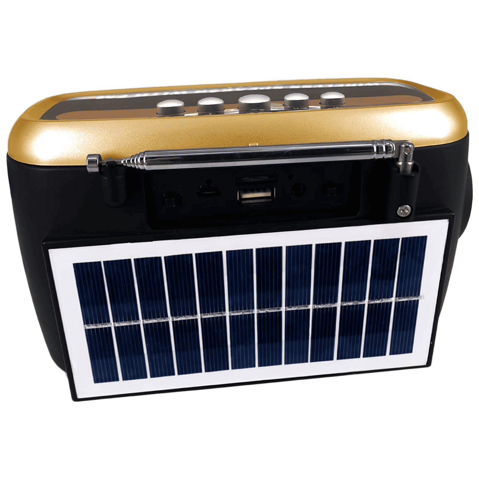 iGear Goldie 5 Watt Portable Bluetooth Speaker (Multimedia Connectivity, iG-1145, Gold Black)_2