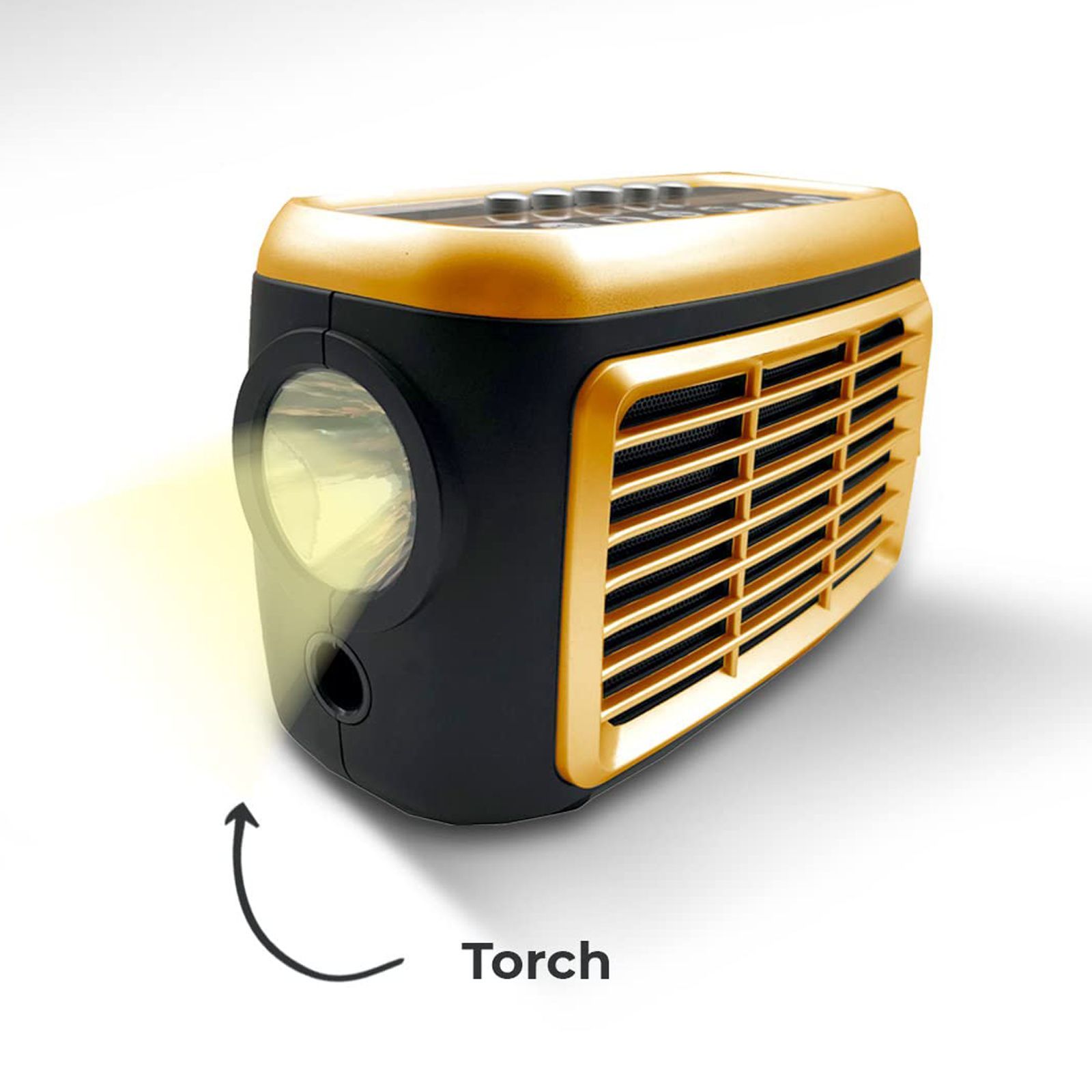 iGear Goldie 5 Watt Portable Bluetooth Speaker (Multimedia Connectivity, iG-1145, Gold Black)_4