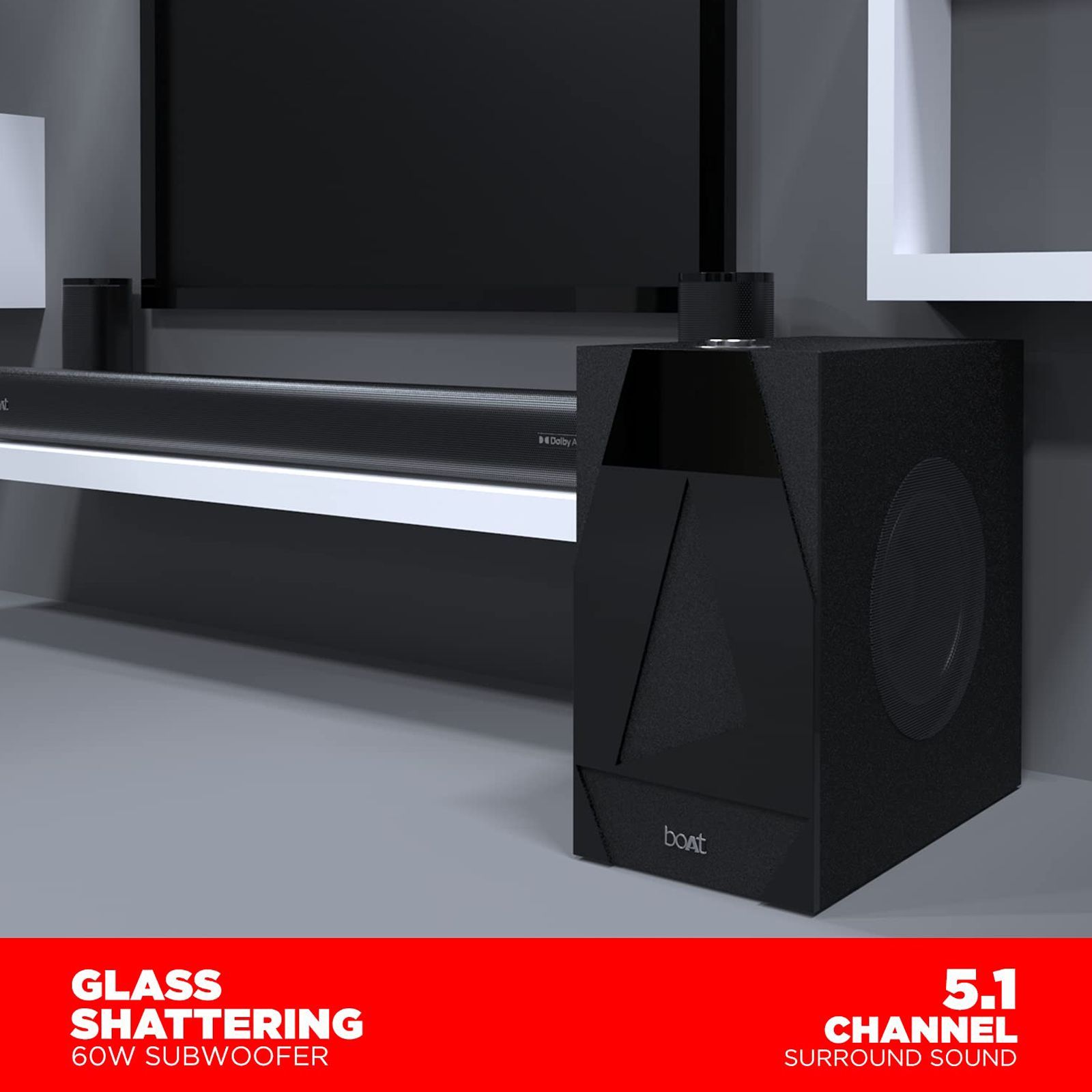 boAt Aavante Bar 3100D 260W Bluetooth Soundbar with Remote (Dolby Digital Plus Technology, 5.1 Channel, Premium Black)_6