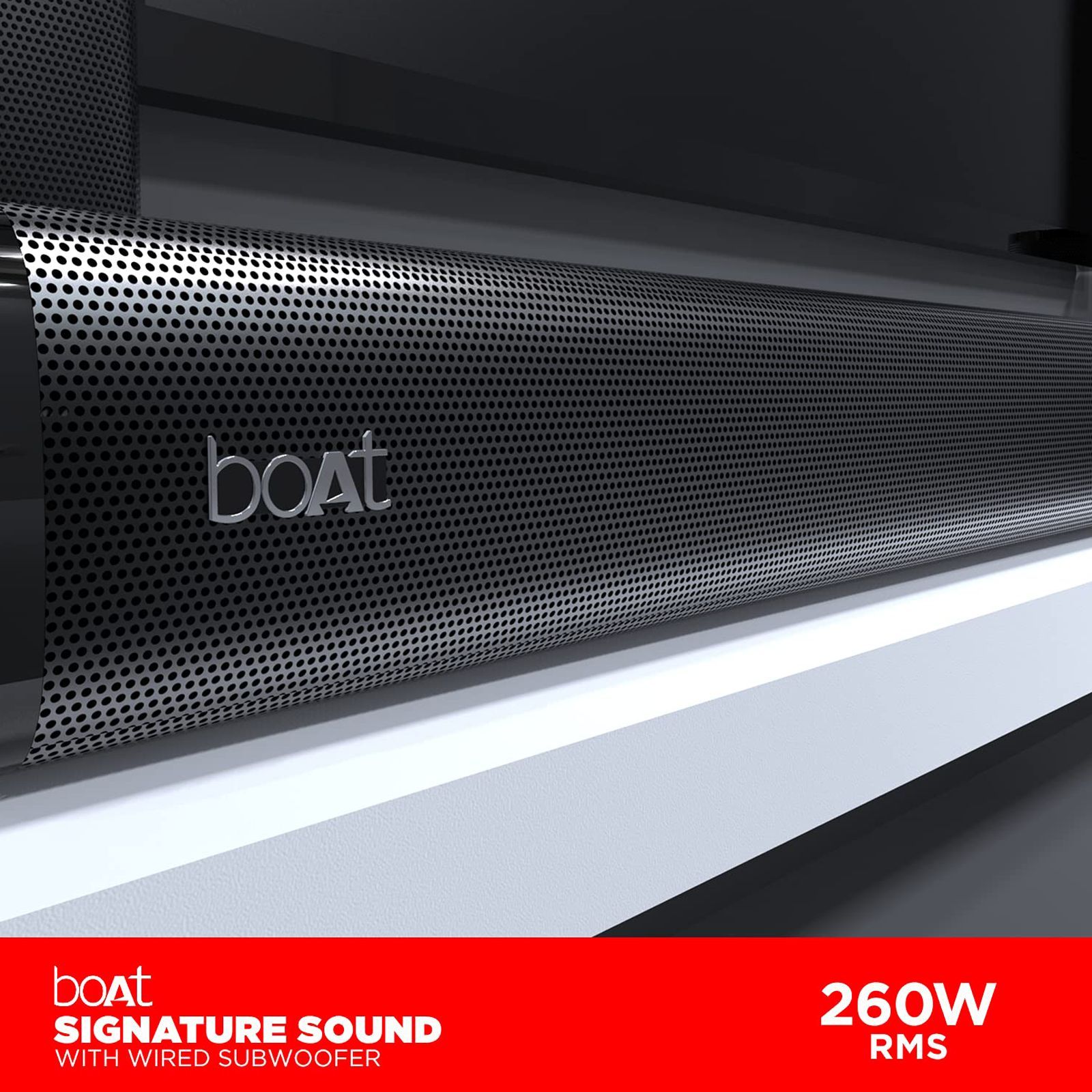 boAt Aavante Bar 3100D 260W Bluetooth Soundbar with Remote (Dolby Digital Plus Technology, 5.1 Channel, Premium Black)_8