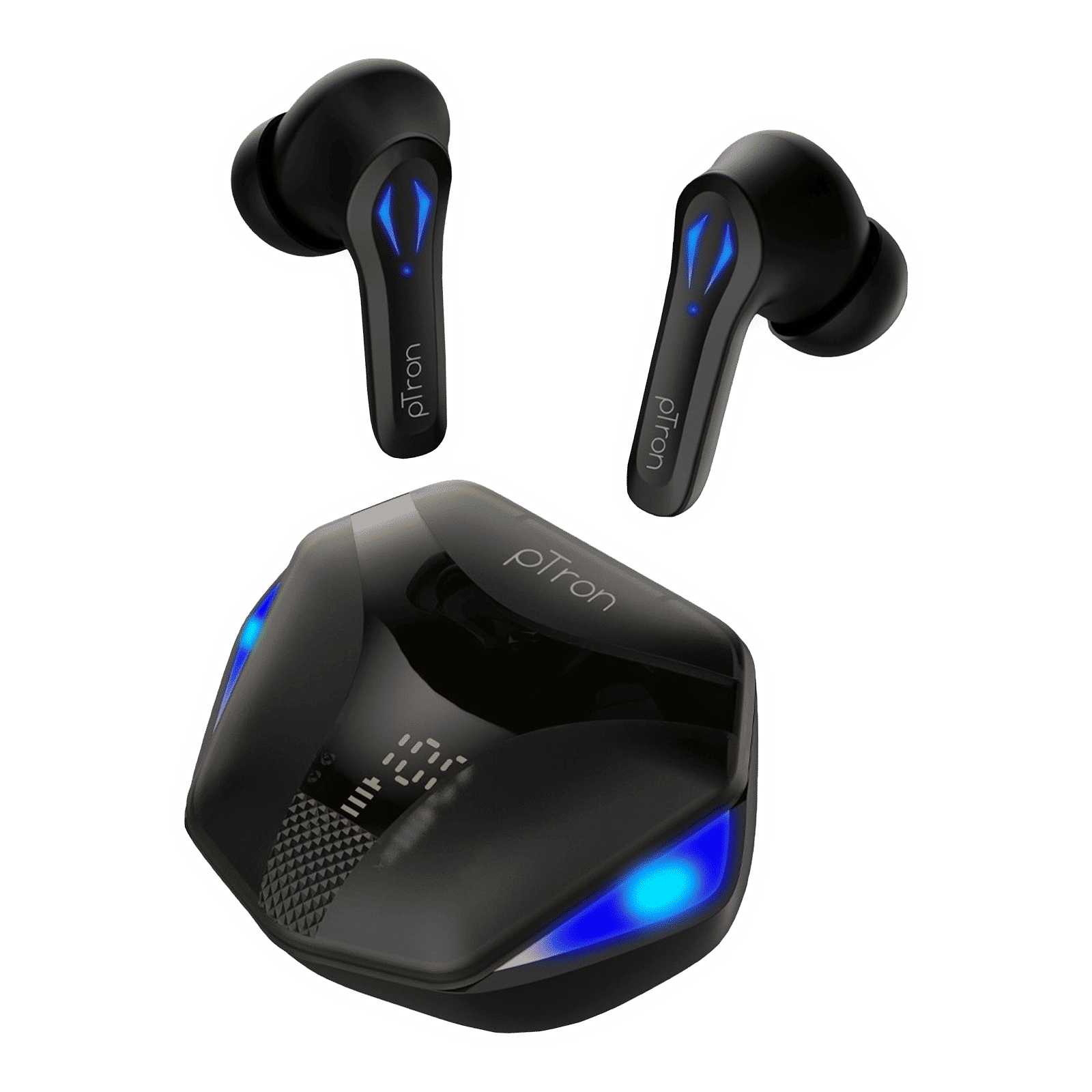 pTron Basspods 681 140317984 TWS Earbuds with Passive Noise Cancellation (IPX4 Sweat & Water Resistant, 40 Hours Playback, Black) pTron Basspods 681 140317984 TWS Earbuds with Passive Noise Cancellation (IPX4 Sweat & Water Resistant, 40 Hours Playback, Black)_1