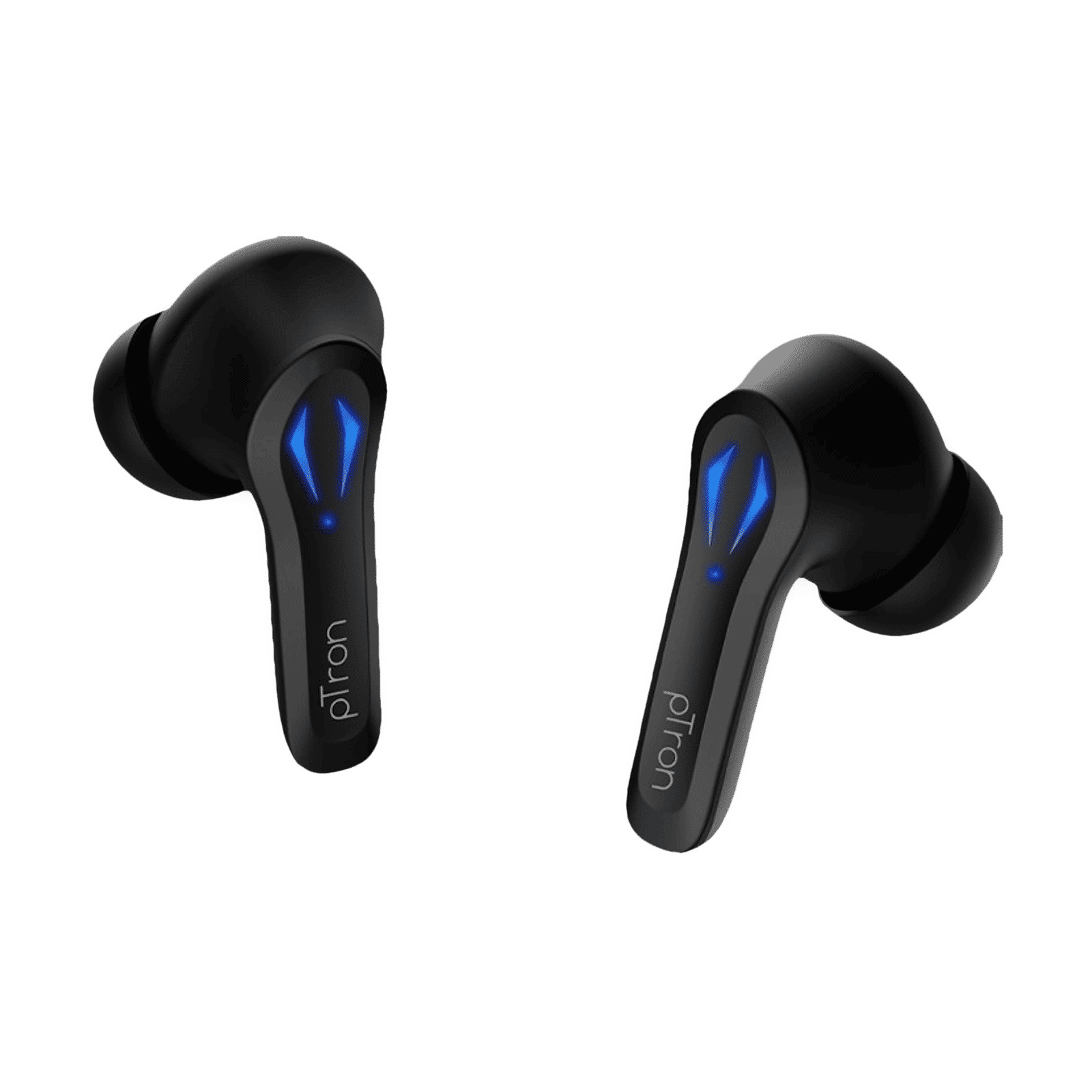 pTron Basspods 681 140317984 TWS Earbuds with Passive Noise Cancellation (IPX4 Sweat & Water Resistant, 40 Hours Playback, Black) pTron Basspods 681 140317984 TWS Earbuds with Passive Noise Cancellation (IPX4 Sweat & Water Resistant, 40 Hours Playback, Black)_3