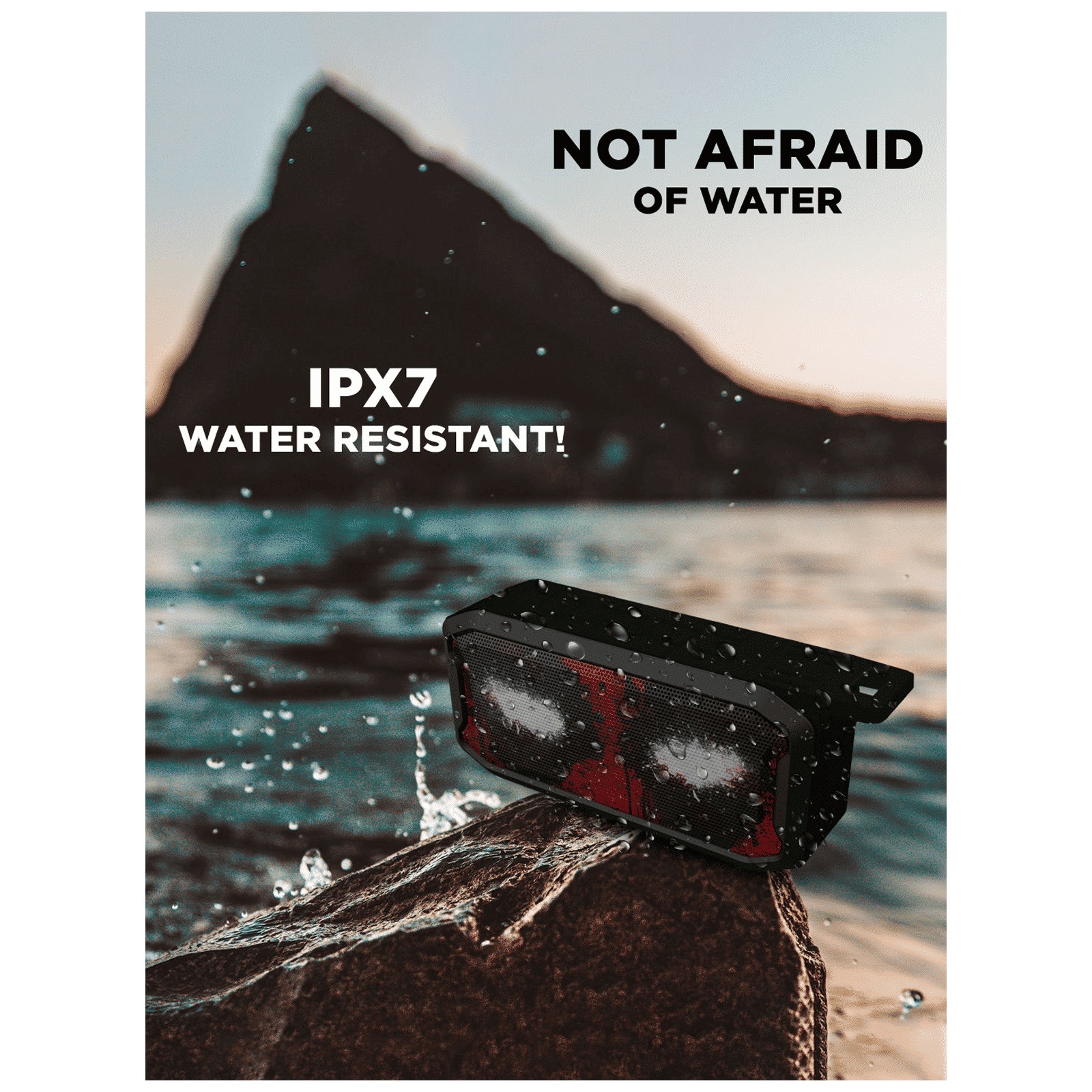 macmerise Deadpool Vision 6W Portable Bluetooth Speaker (IPX7 Water Resistant, TWS Compatibility, Multicolor)_5