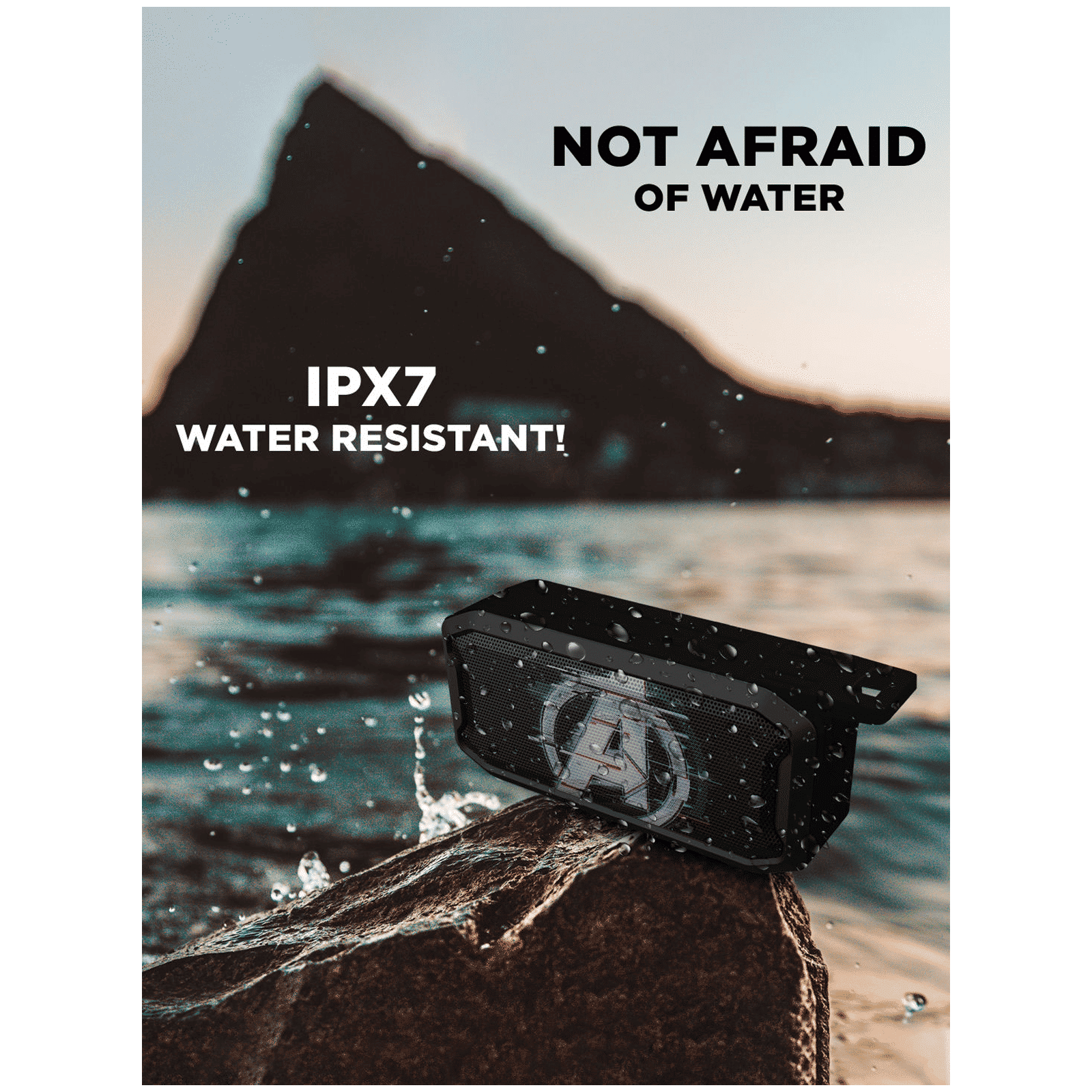 macmerise Endgame Logo 6W Portable Bluetooth Speaker (IPX7 Water Resistant, TWS Compatibility, Grey)_5