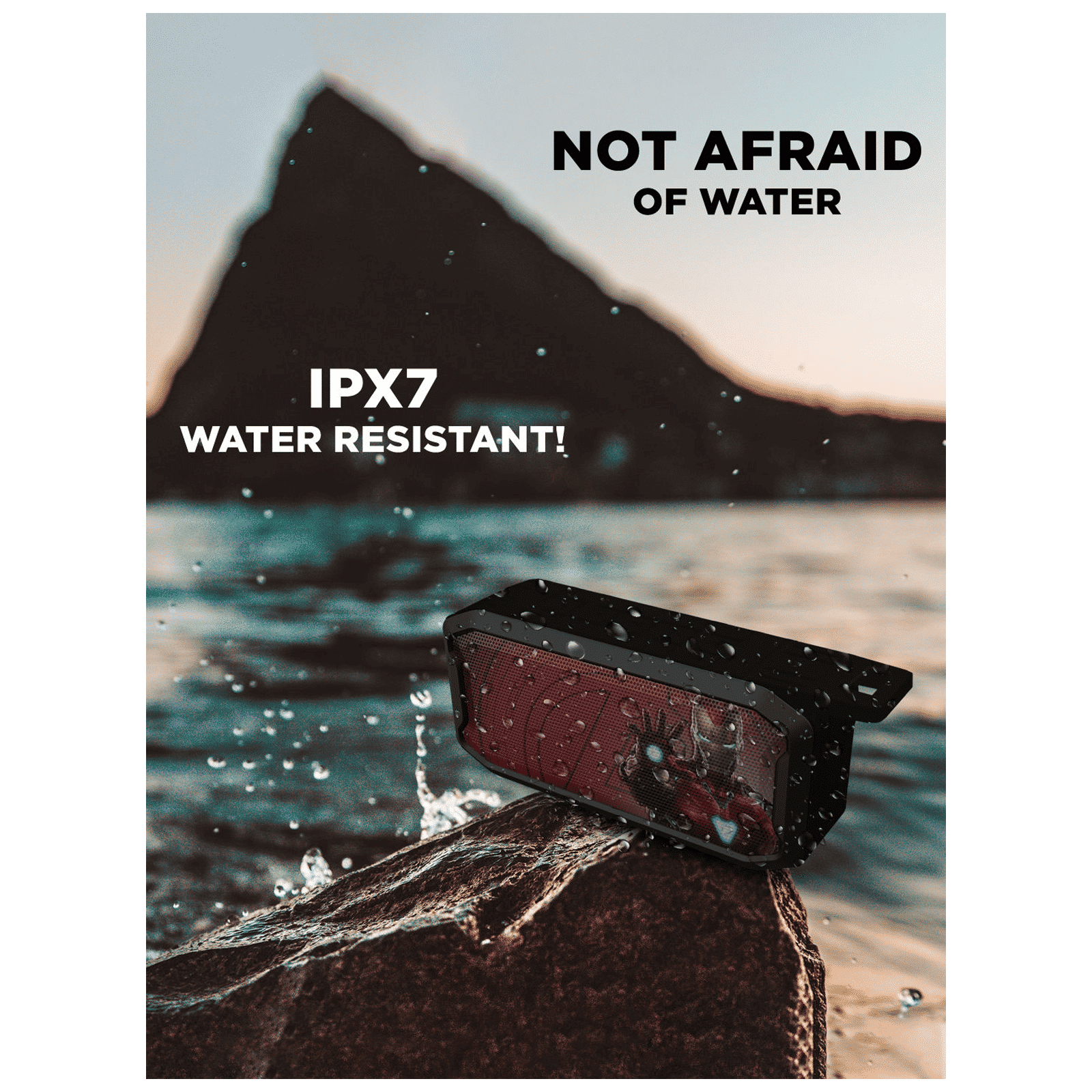 macmerise Mark LXXXV 6W Portable Bluetooth Speaker (IPX7 Water Resistant, TWS Compatibility, Multicolor)_7