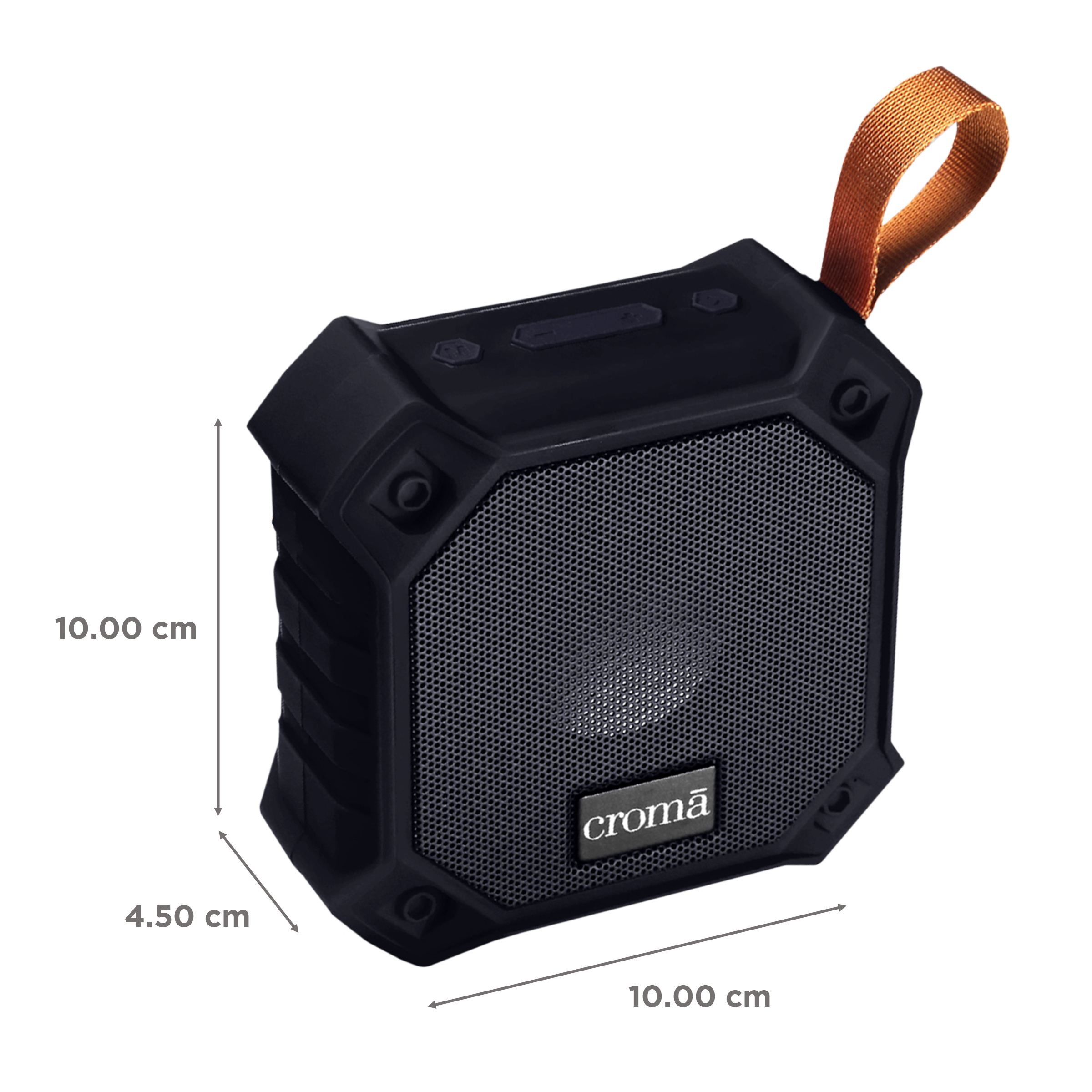Croma 5W Portable Bluetooth Speaker (IPX7 Waterproof, High Bass, Black) Croma 5W Portable Bluetooth Speaker (IPX7 Waterproof, High Bass, Black)_3