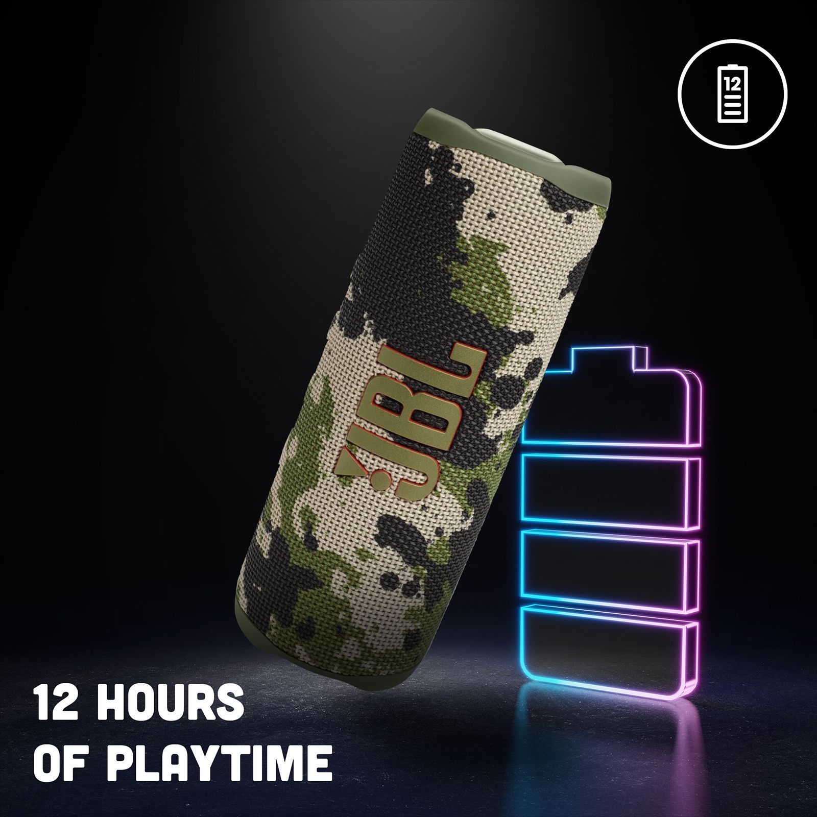 JBL Flip 6 30W Portable Bluetooth Speaker (IP67 Waterproof & Dustproof, Stereo Channel, Squad)_18