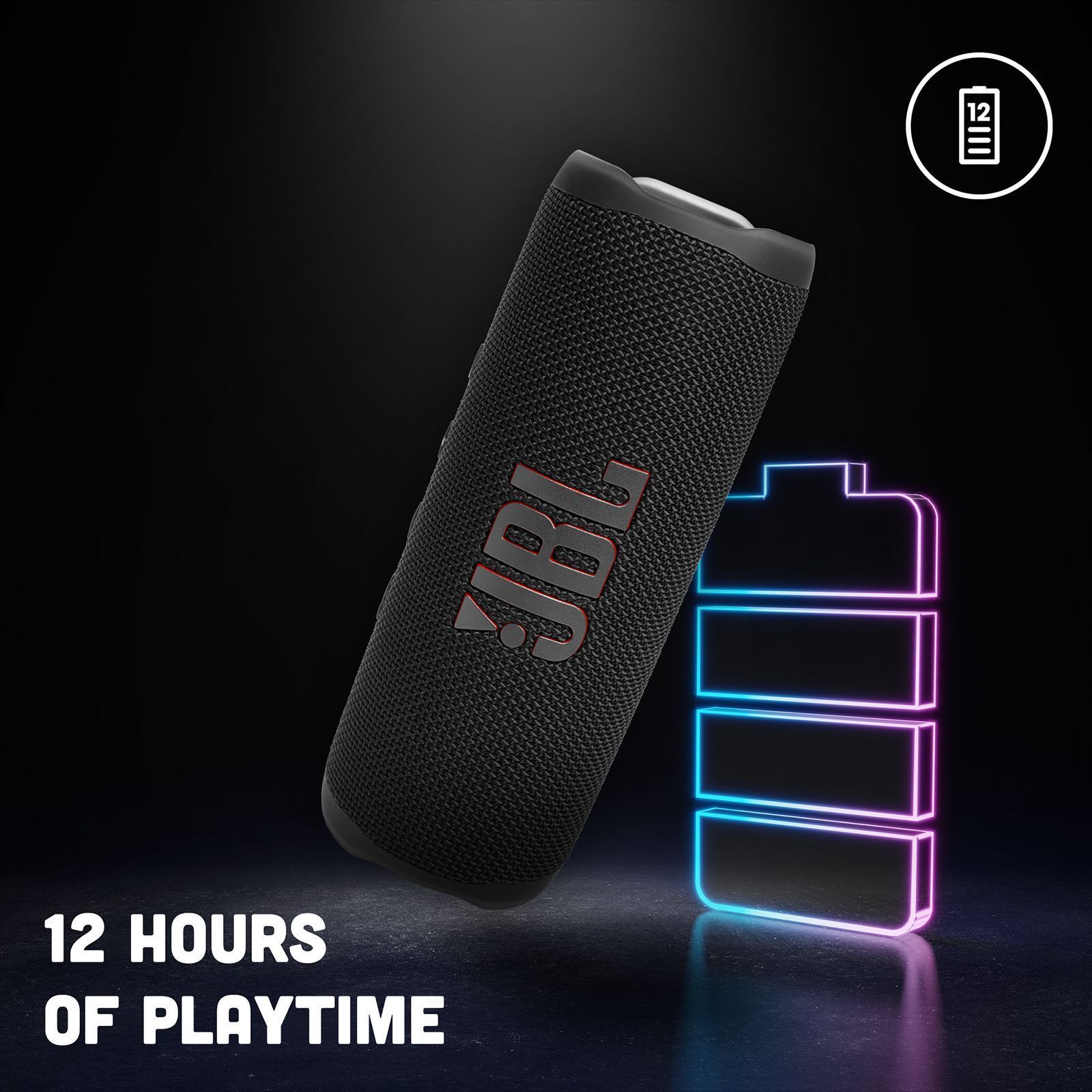 JBL Flip 6 30W Portable Bluetooth Speaker (IP67 Waterproof & Dustproof, Stereo Channel, Black)_12