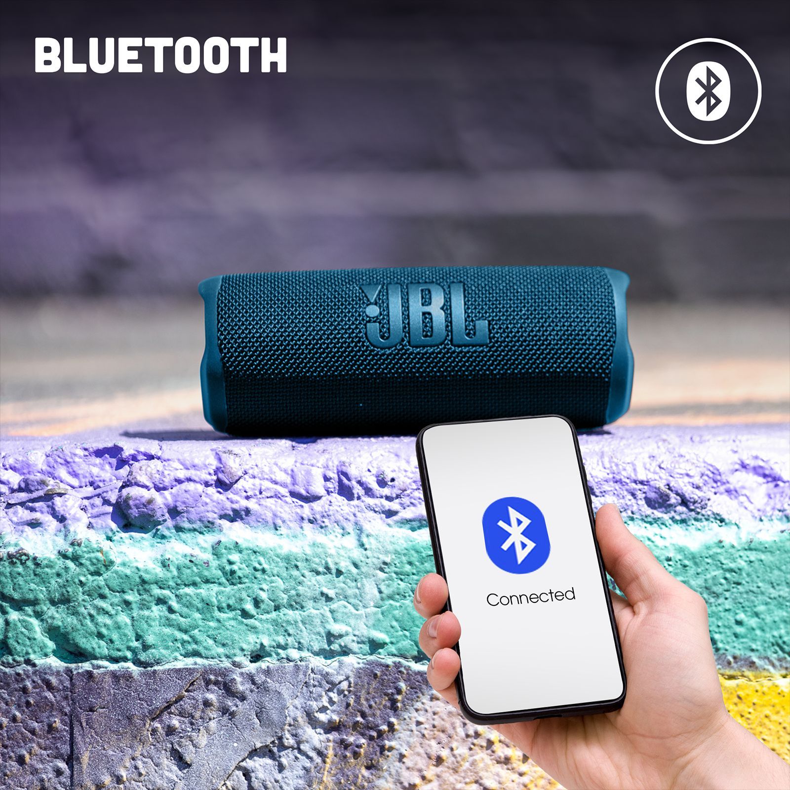 JBL Flip 6 20W Portable Bluetooth Speaker (IP67 Waterproof, IP67 Dustproof, Blue) JBL Flip 6 20W Portable Bluetooth Speaker (IP67 Waterproof, IP67 Dustproof, Blue)_12