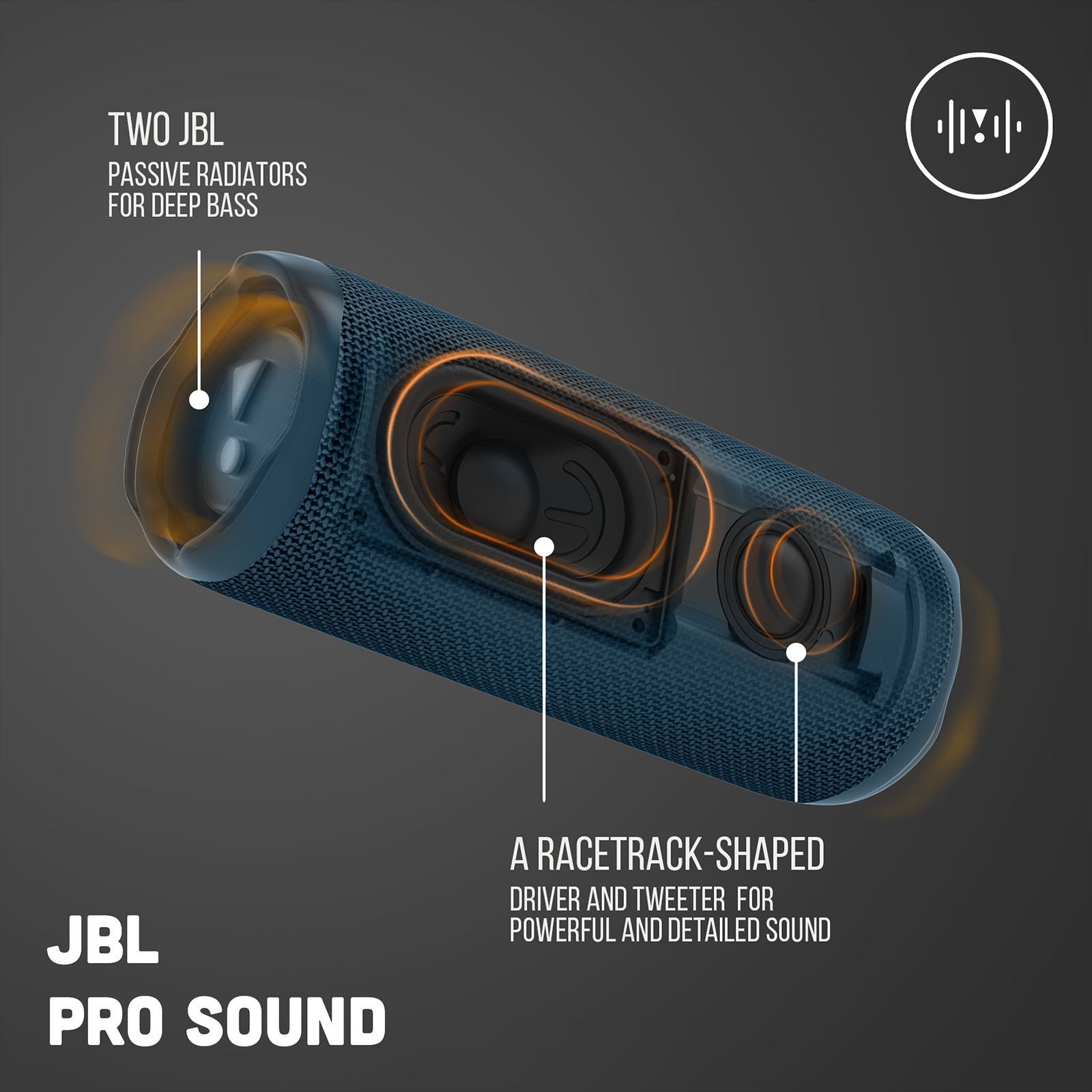 JBL Flip 6 20W Portable Bluetooth Speaker (IP67 Waterproof, IP67 Dustproof, Blue) JBL Flip 6 20W Portable Bluetooth Speaker (IP67 Waterproof, IP67 Dustproof, Blue)_13