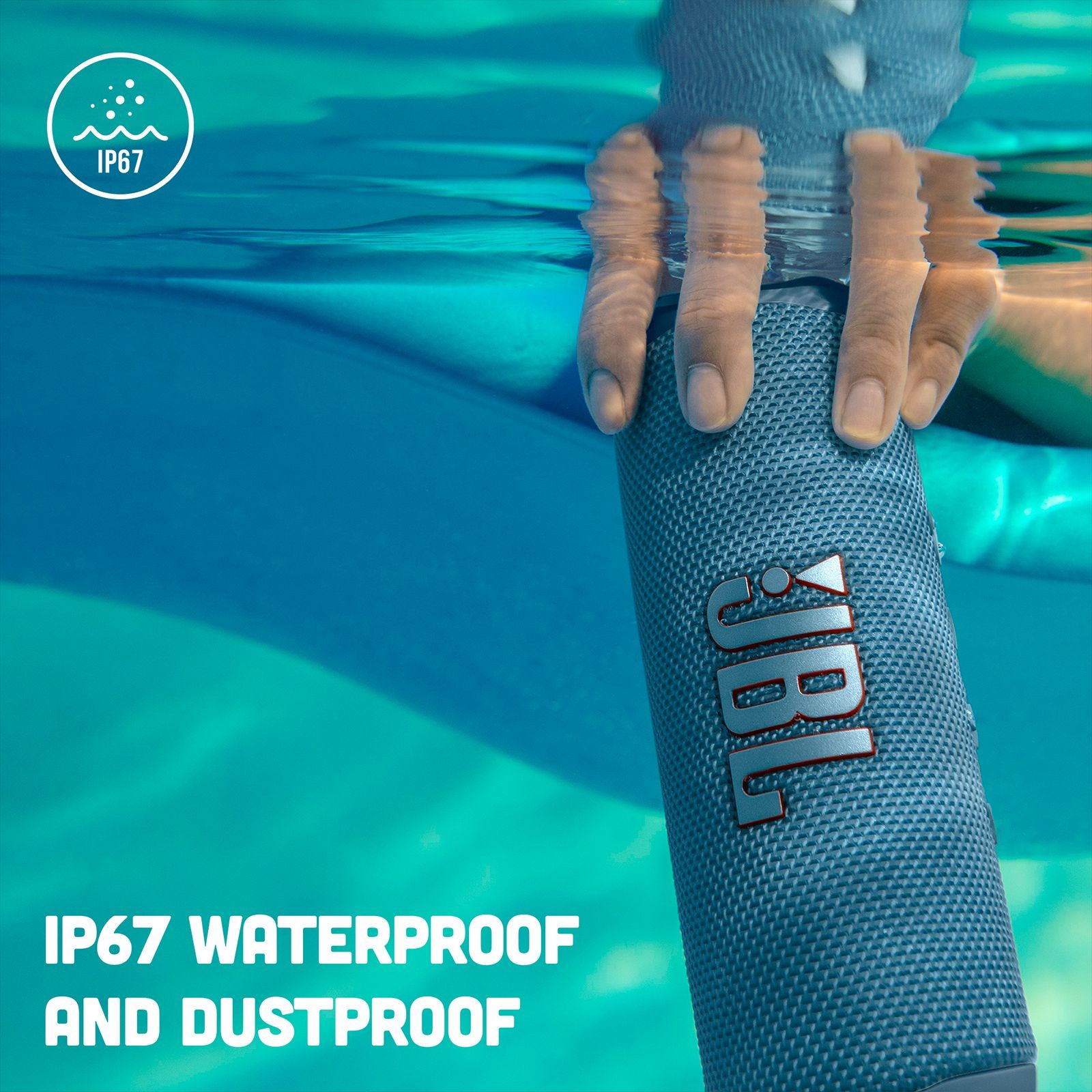 JBL Flip 6 20W Portable Bluetooth Speaker (IP67 Waterproof, IP67 Dustproof, Blue) JBL Flip 6 20W Portable Bluetooth Speaker (IP67 Waterproof, IP67 Dustproof, Blue)_8