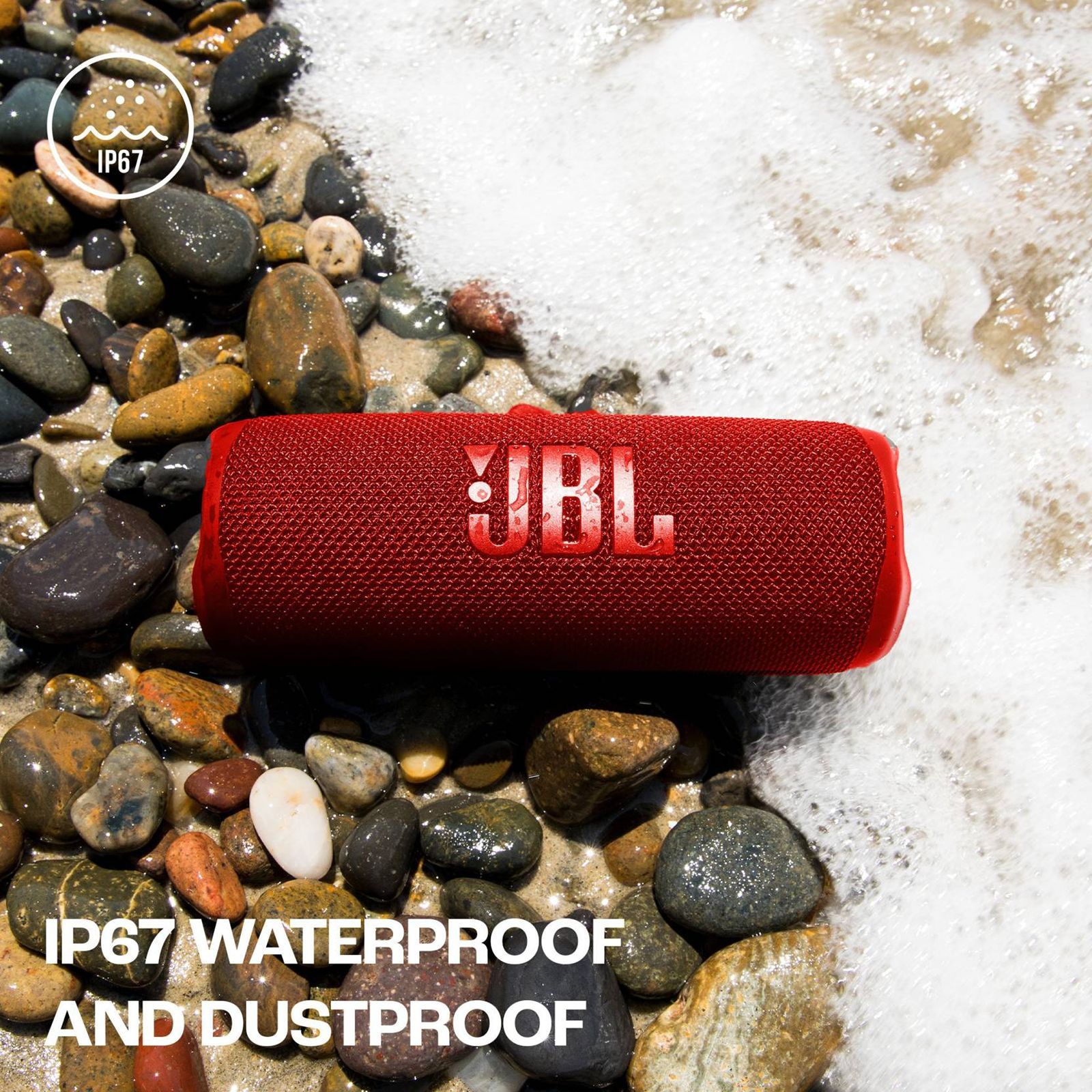 JBL Flip 6 20W Portable Bluetooth Speaker (IP67 Waterproof, IP67 Dustproof, Red)_15