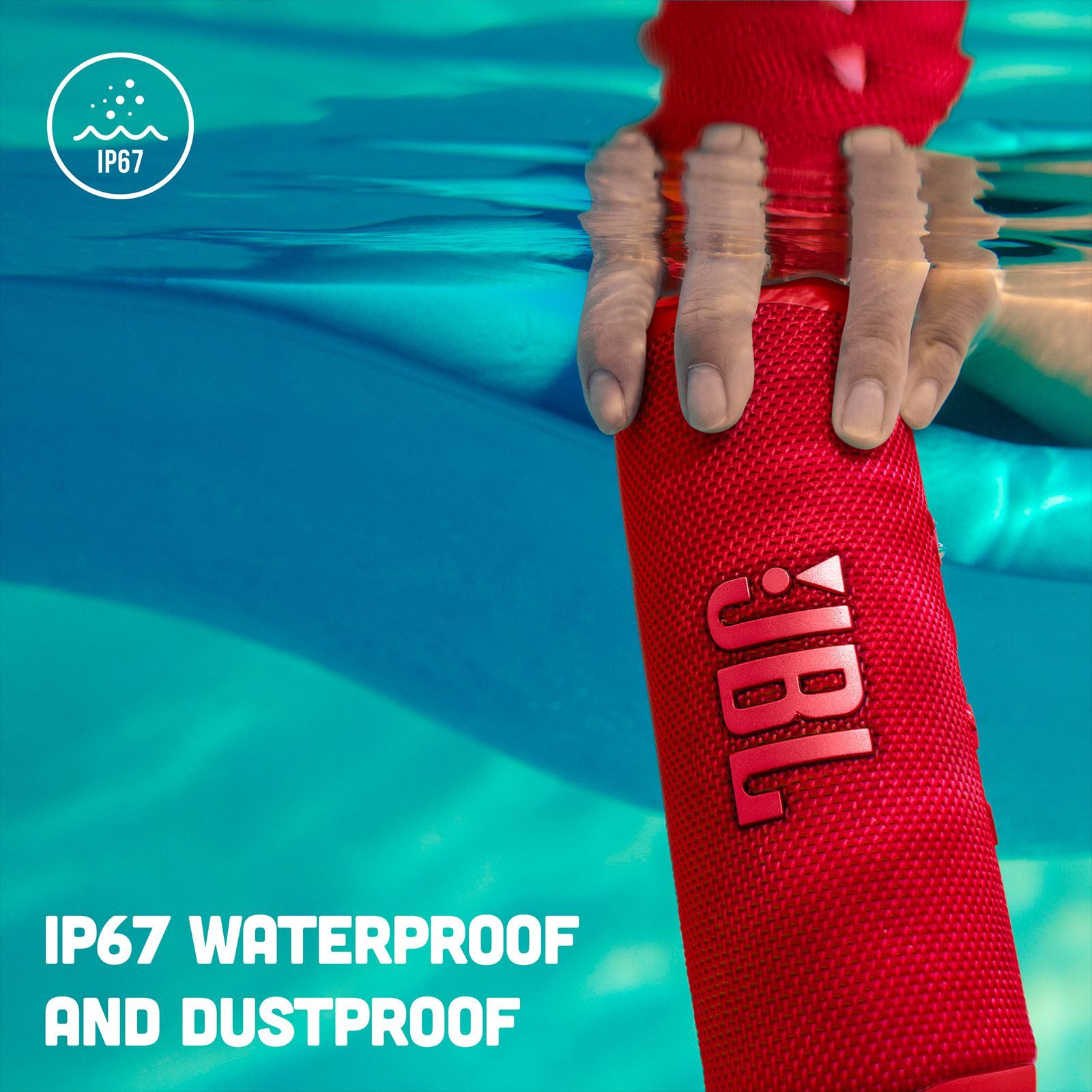 JBL Flip 6 20W Portable Bluetooth Speaker (IP67 Waterproof, IP67 Dustproof, Red)_9