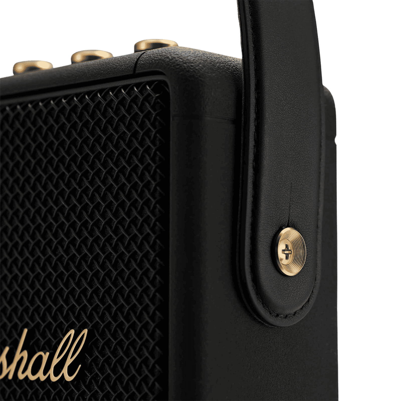 Marshall Stockwell II 20W Portable Bluetooth Speaker (IPX4 Water Resistant, 20 Hours Playtime, Stereo Channel, Black/Brass)_11