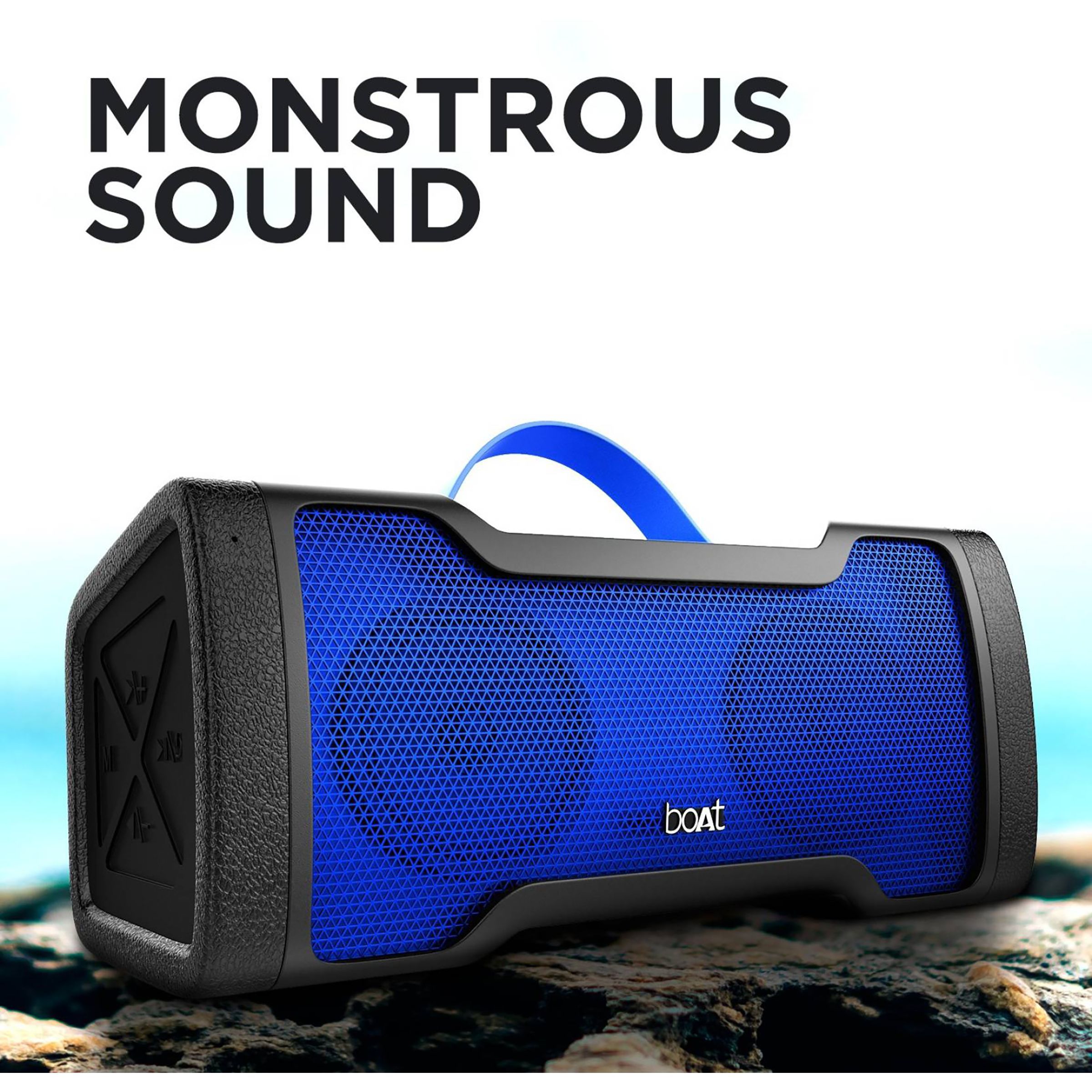 boAt Stone 1000 14W Portable Bluetooth Speaker (IPX5 Waterproof, 10 Hours Playtime, Stereo Channel, Blue) boAt Stone 1000 14W Portable Bluetooth Speaker (IPX5 Waterproof, 10 Hours Playtime, Stereo Channel, Blue)_6