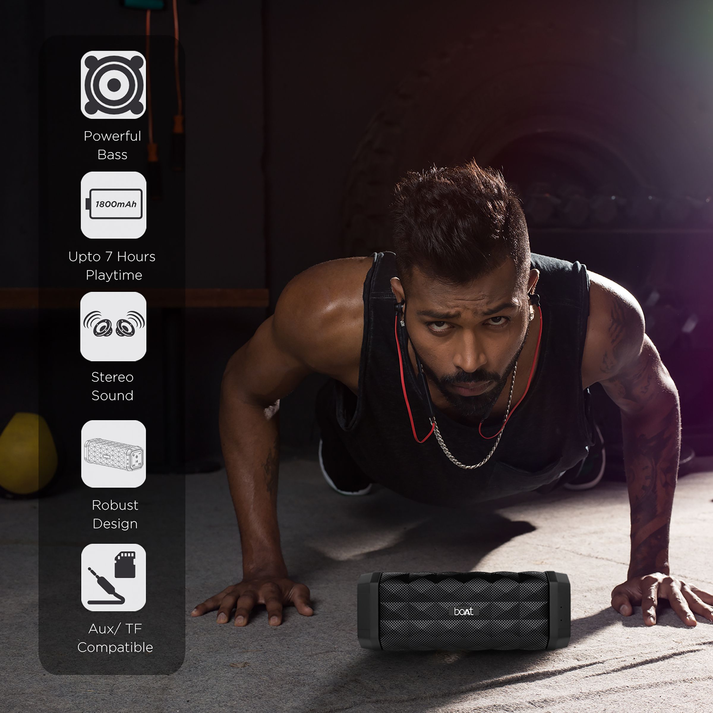 boAt Stone 650 10W Portable Bluetooth Speaker (IPX5 Water Resistant, 7 Hours Playtime, Stereo Channel, Black) boAt Stone 650 10W Portable Bluetooth Speaker (IPX5 Water Resistant, 7 Hours Playtime, Stereo Channel, Black)_3