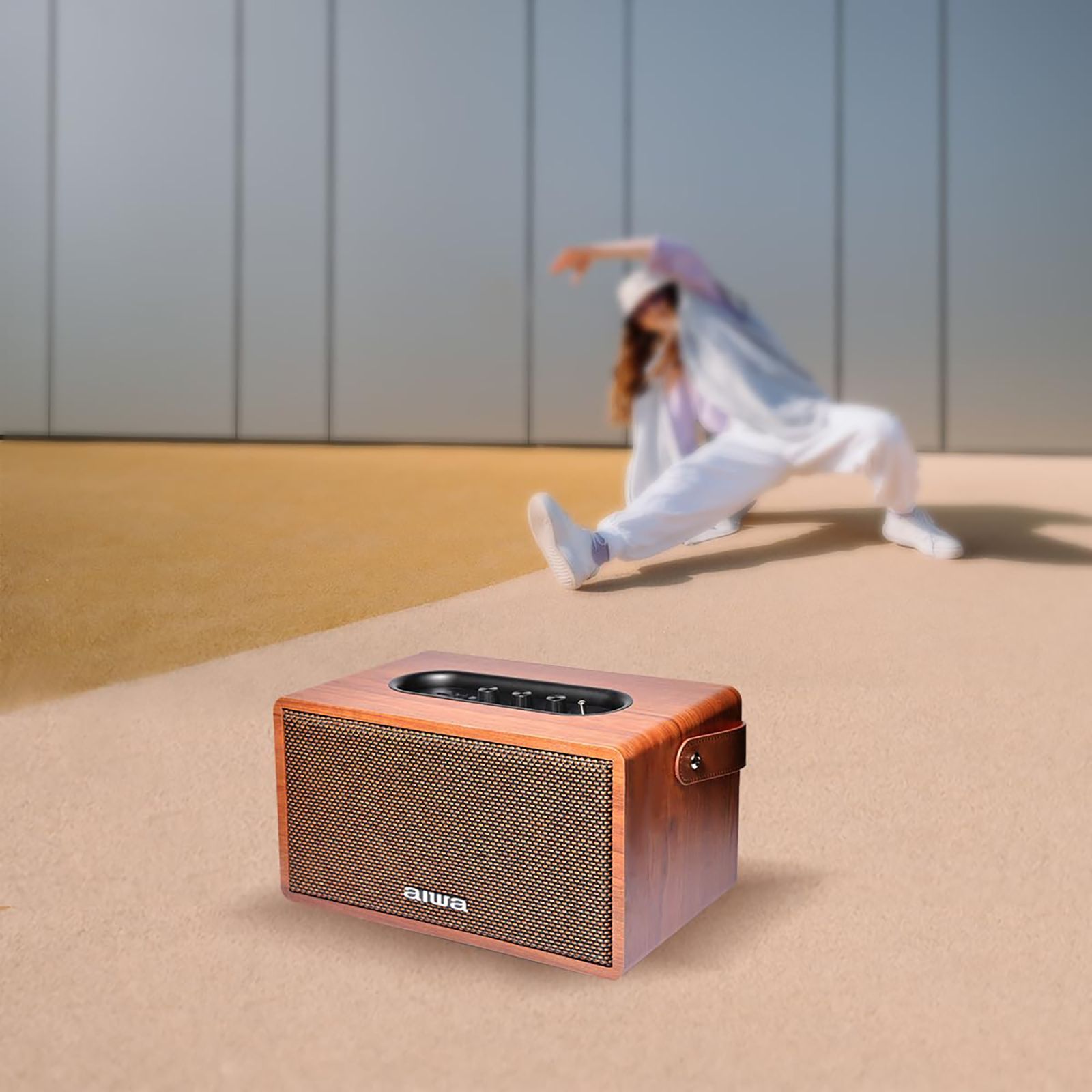 aiwa MI-X150 Retro Plus X 80W Portable Bluetooth Speaker (5 Hours Playtime, Brown) aiwa MI-X150 Retro Plus X 80W Portable Bluetooth Speaker (5 Hours Playtime, Brown)_7
