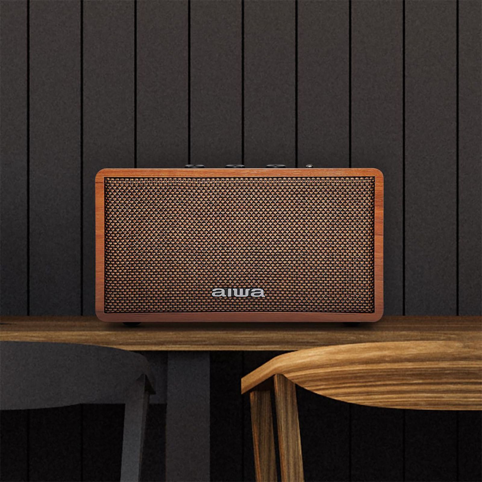 aiwa MI-X150 Retro Plus X 80W Portable Bluetooth Speaker (5 Hours Playtime, Brown) aiwa MI-X150 Retro Plus X 80W Portable Bluetooth Speaker (5 Hours Playtime, Brown)_8