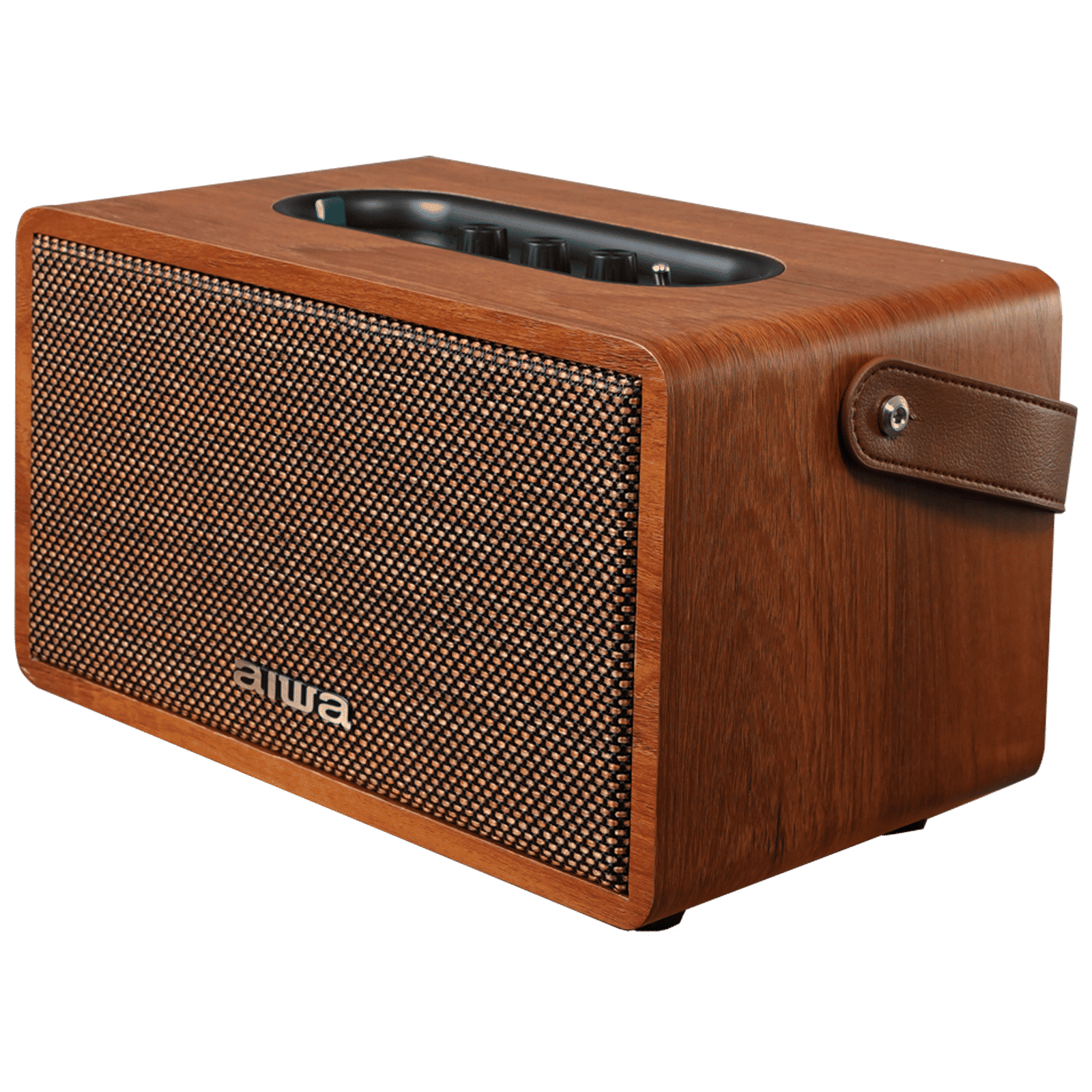 aiwa MI-X150 Retro Plus X 80W Portable Bluetooth Speaker (5 Hours Playtime, Brown) aiwa MI-X150 Retro Plus X 80W Portable Bluetooth Speaker (5 Hours Playtime, Brown)_3