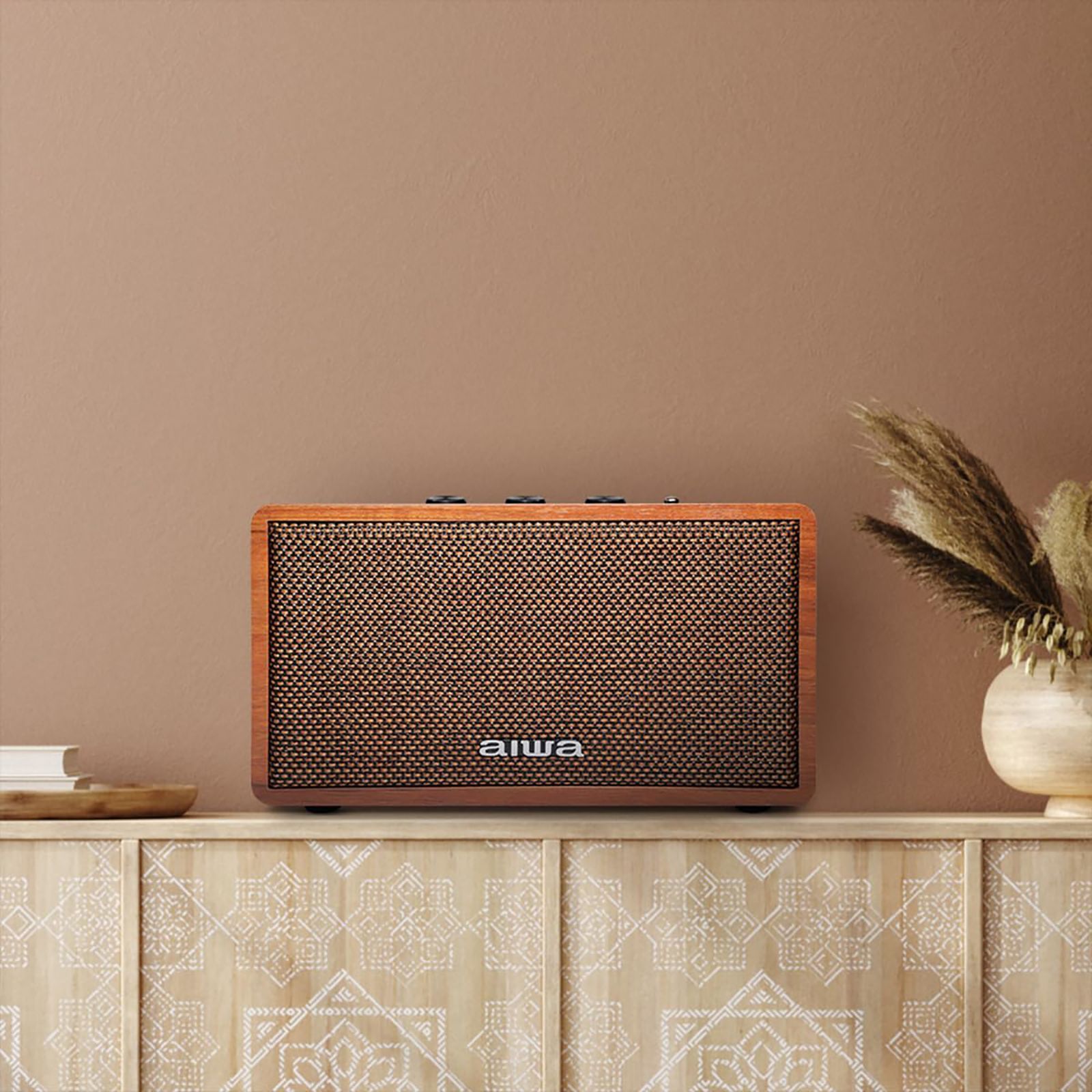 aiwa MI-X150 Retro Plus X 80W Portable Bluetooth Speaker (5 Hours Playtime, Brown) aiwa MI-X150 Retro Plus X 80W Portable Bluetooth Speaker (5 Hours Playtime, Brown)_5