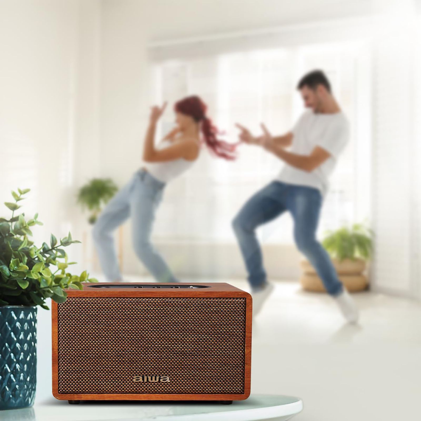 aiwa MI-X150 Retro Plus X 80W Portable Bluetooth Speaker (5 Hours Playtime, Brown) aiwa MI-X150 Retro Plus X 80W Portable Bluetooth Speaker (5 Hours Playtime, Brown)_6