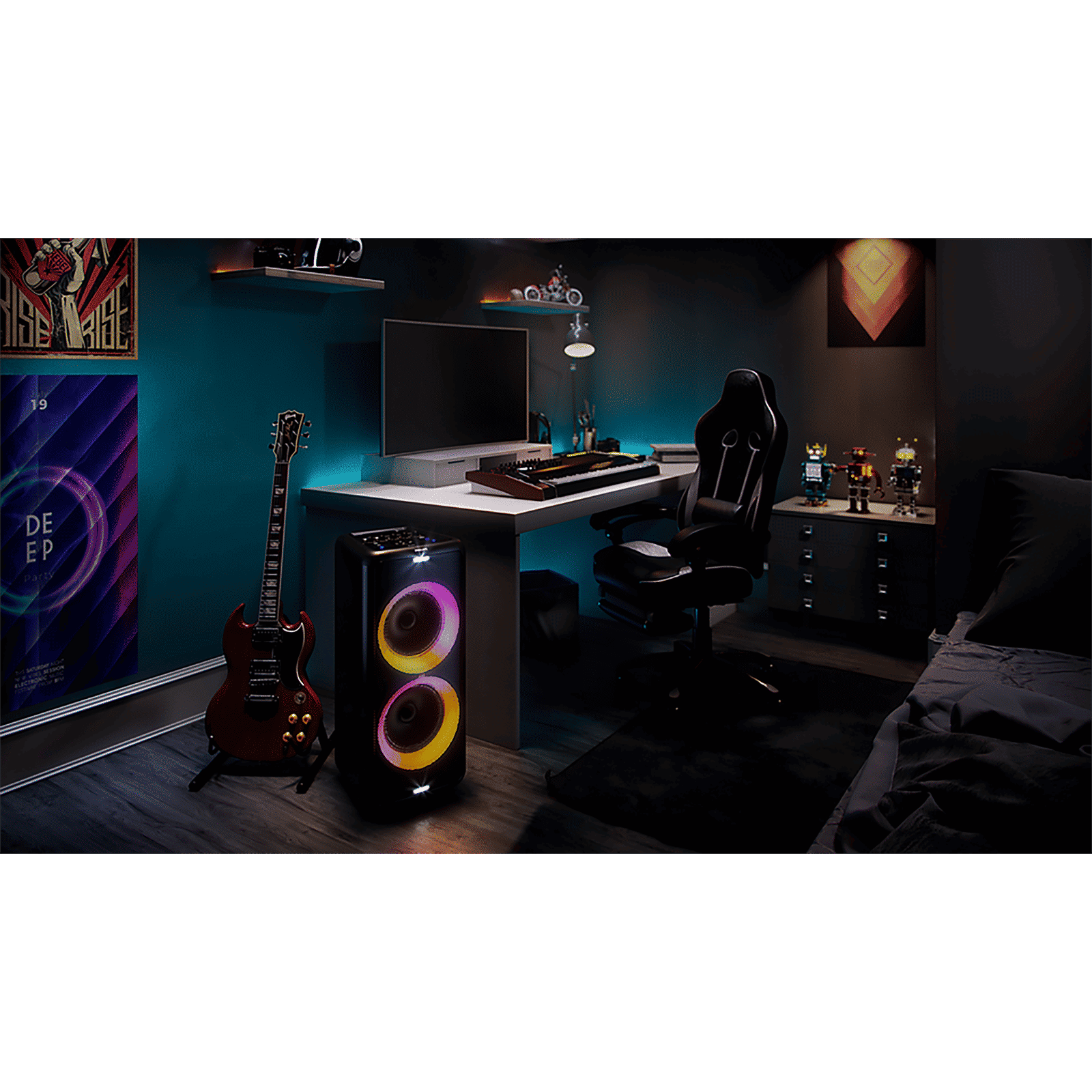 PHILIPS 160W Bluetooth Party Speaker (14 Hours Play Time, 2.0 Channel, Black)_8