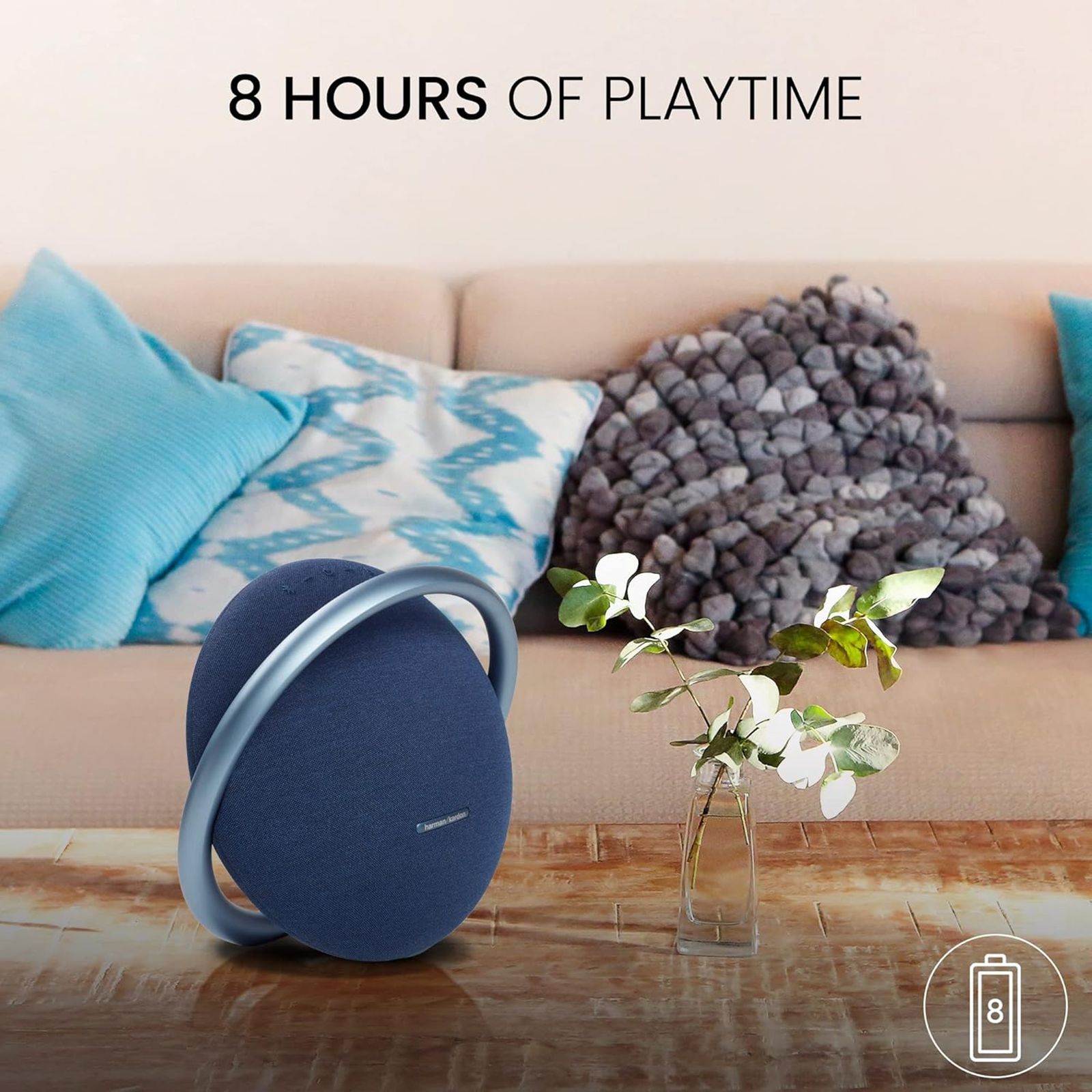 Harman Kardon Onyx Studio 7 50W Portable Bluetooth Speaker (8 Hours Playtime, Stereo Channel, Blue)_14