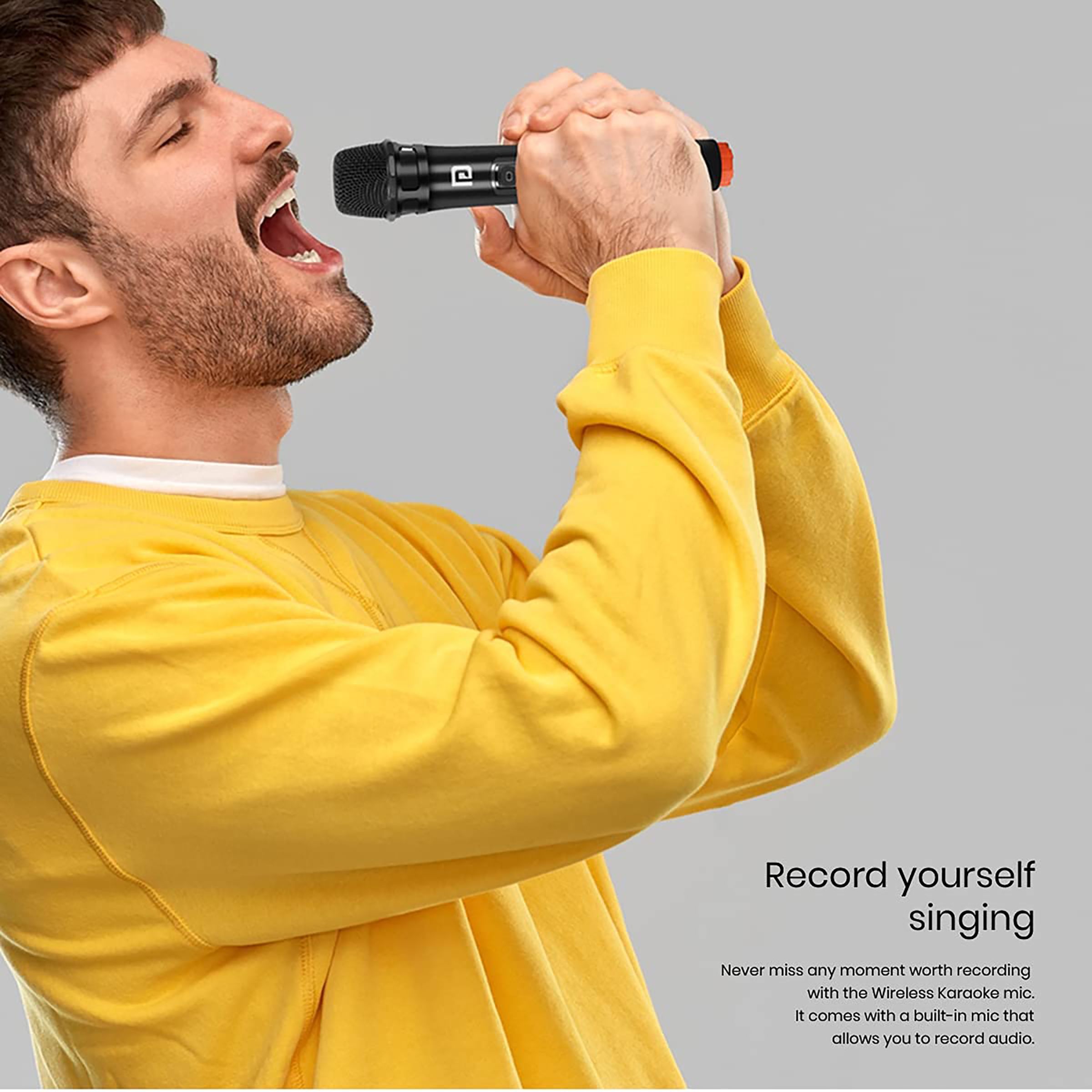 PORTRONICS Dash 40W Portable Bluetooth Speaker (Built-in FM Radio, Black/Grey) PORTRONICS Dash 40W Portable Bluetooth Speaker (Built-in FM Radio, Black/Grey)_5