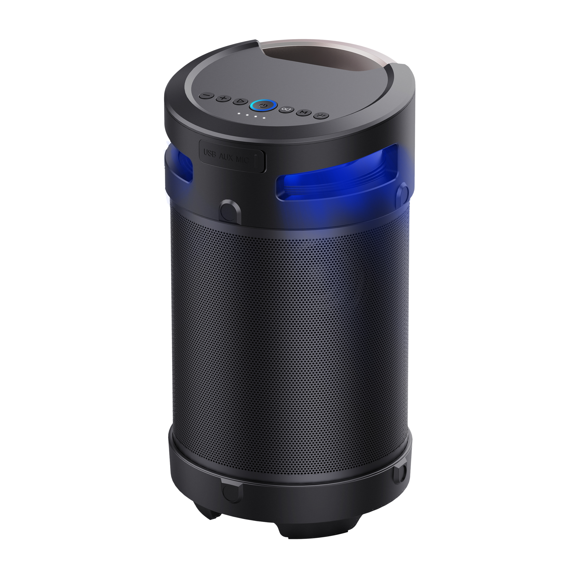 Croma 80W Portable Bluetooth Speaker (Water Resistant, 360 Degree Sound, 4.1 Channel, Black)_3