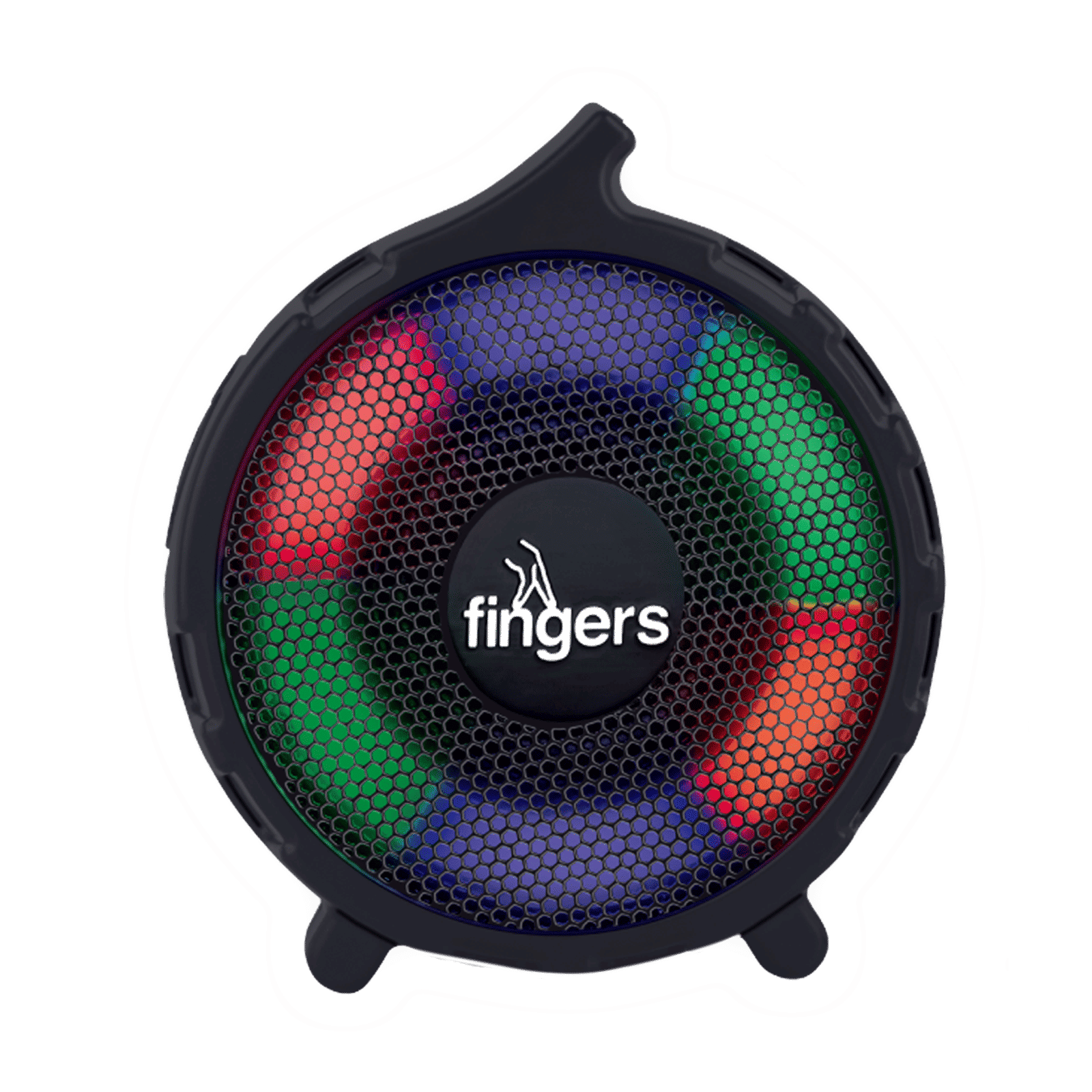 fingers RGB-Gem 5W Portable Bluetooth Speaker (8 Hours Playtime, Stereo Channel, Classic Black)_1