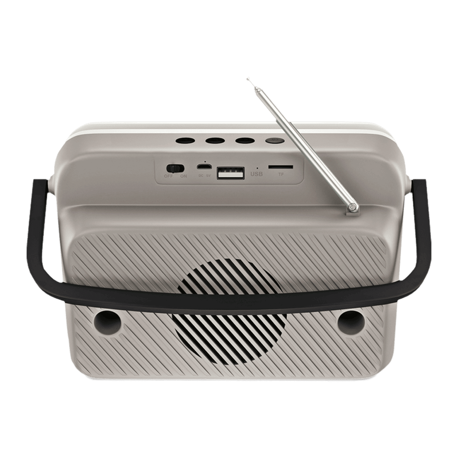 fingers My-Own-TV (MOT) 8W Portable Bluetooth Speaker (15 Hours Playtime, Ivory White)_4