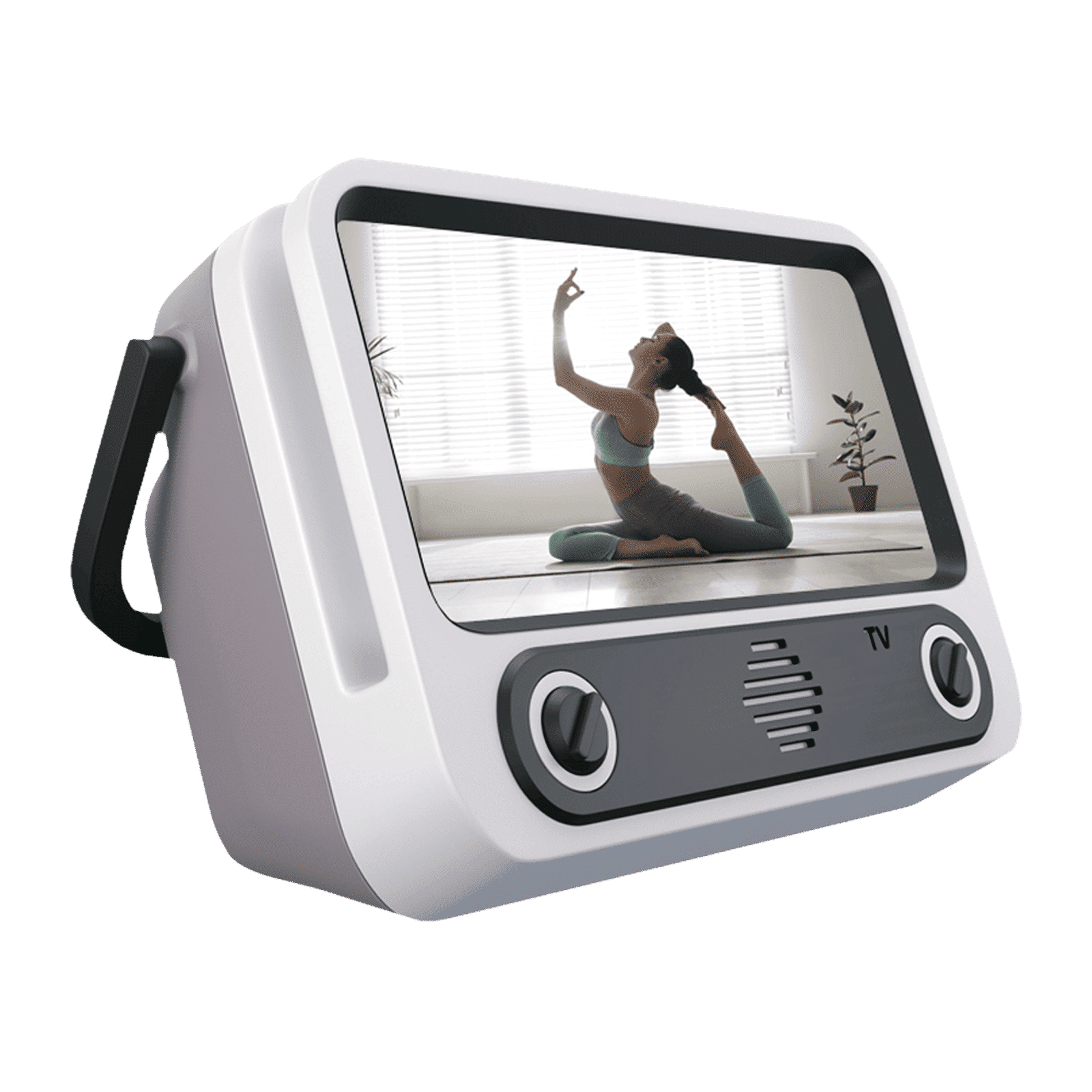 fingers My-Own-TV (MOT) 8W Portable Bluetooth Speaker (15 Hours Playtime, Ivory White)_5