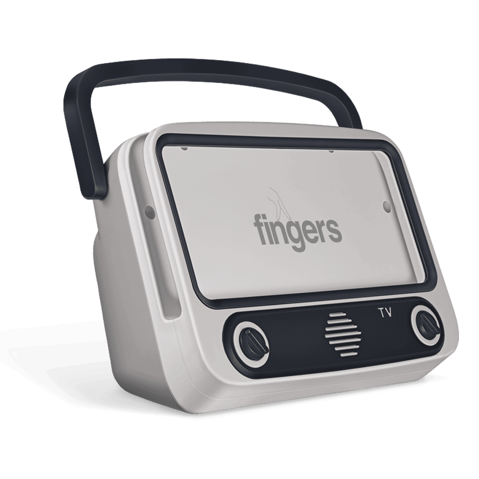 fingers My-Own-TV (MOT) 8W Portable Bluetooth Speaker (15 Hours Playtime, Ivory White)_7