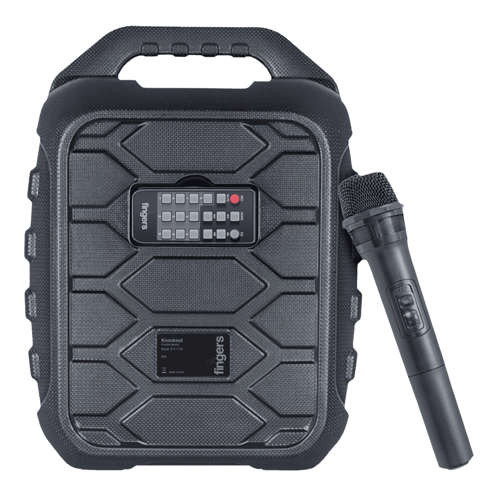 fingers KnockOut 32W Portable Bluetooth Speaker (8 Hours Playtime, Black) fingers KnockOut 32W Portable Bluetooth Speaker (8 Hours Playtime, Black)_1