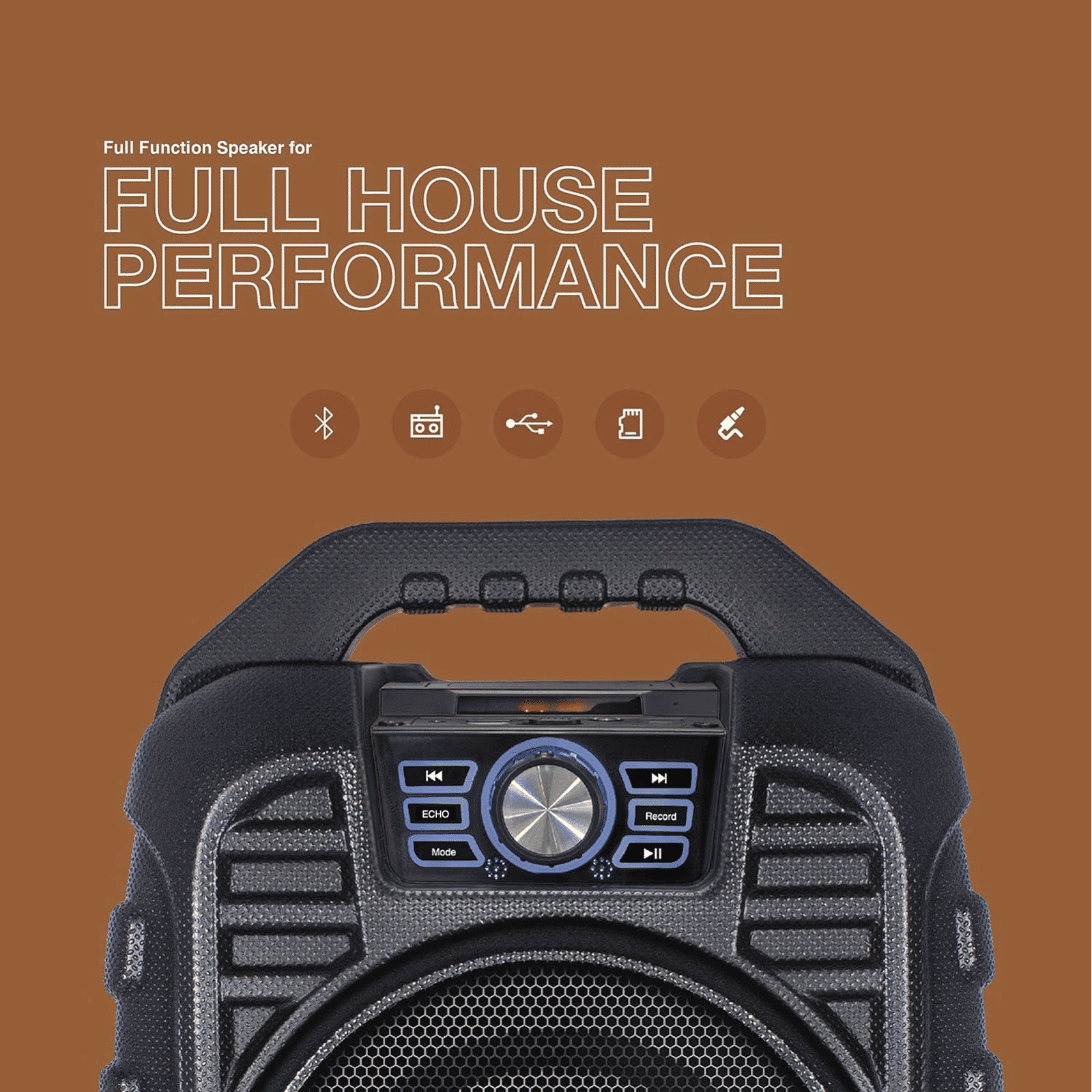 fingers KnockOut 32W Portable Bluetooth Speaker (8 Hours Playtime, Black) fingers KnockOut 32W Portable Bluetooth Speaker (8 Hours Playtime, Black)_6