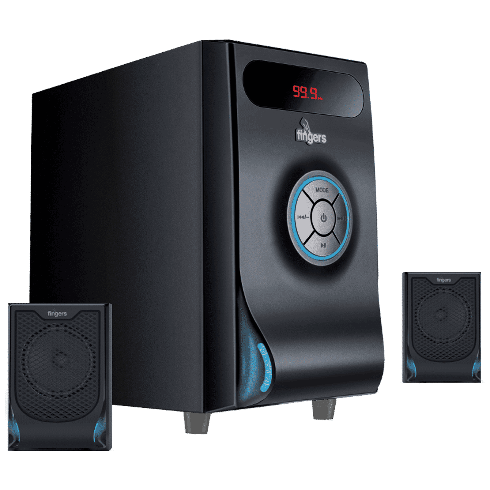 fingers Joshhh 20W Multimedia Speaker (Powerful Bass, 2.1 Channel, Classic Black) fingers Joshhh 20W Multimedia Speaker (Powerful Bass, 2.1 Channel, Classic Black)_3