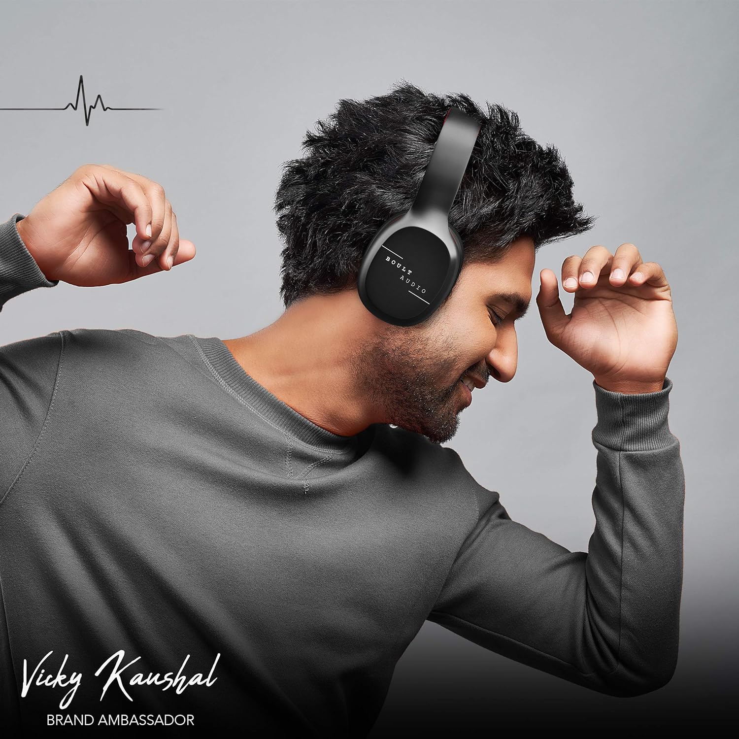 GOBOULT ProBass Thunder Bluetooth Headphone with Mic (IPX5 Water Resistant, On Ear, Black)_3