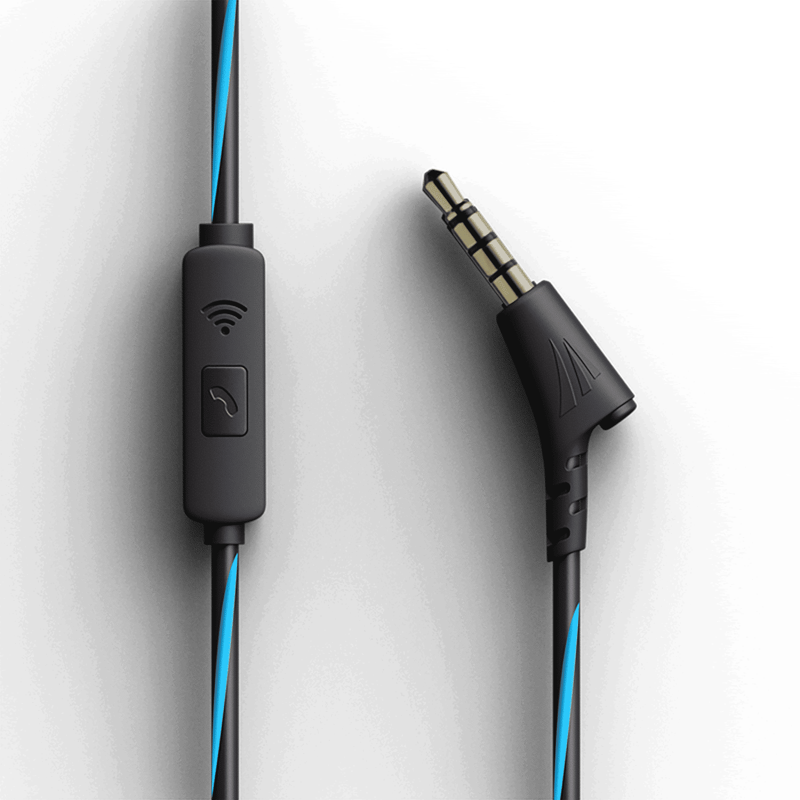 GOBOULT BassBuds X1 BA-RD-X1 Wired Earphone with Mic (In Ear, Blue)_2