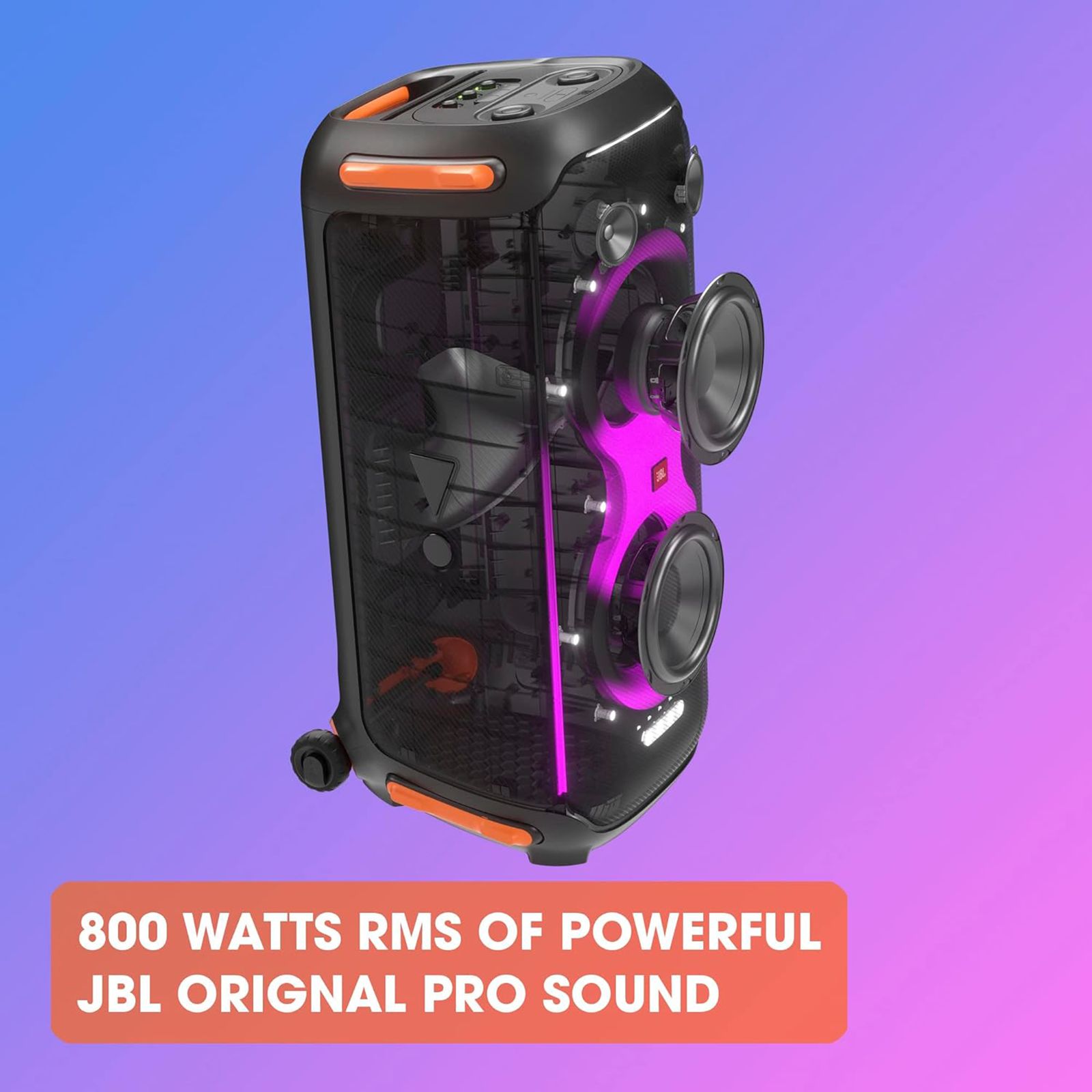 JBL PartyBox 710 800W Bluetooth Party Speaker (IPX4 Splashproof, 2.1 Channel, Black)_18