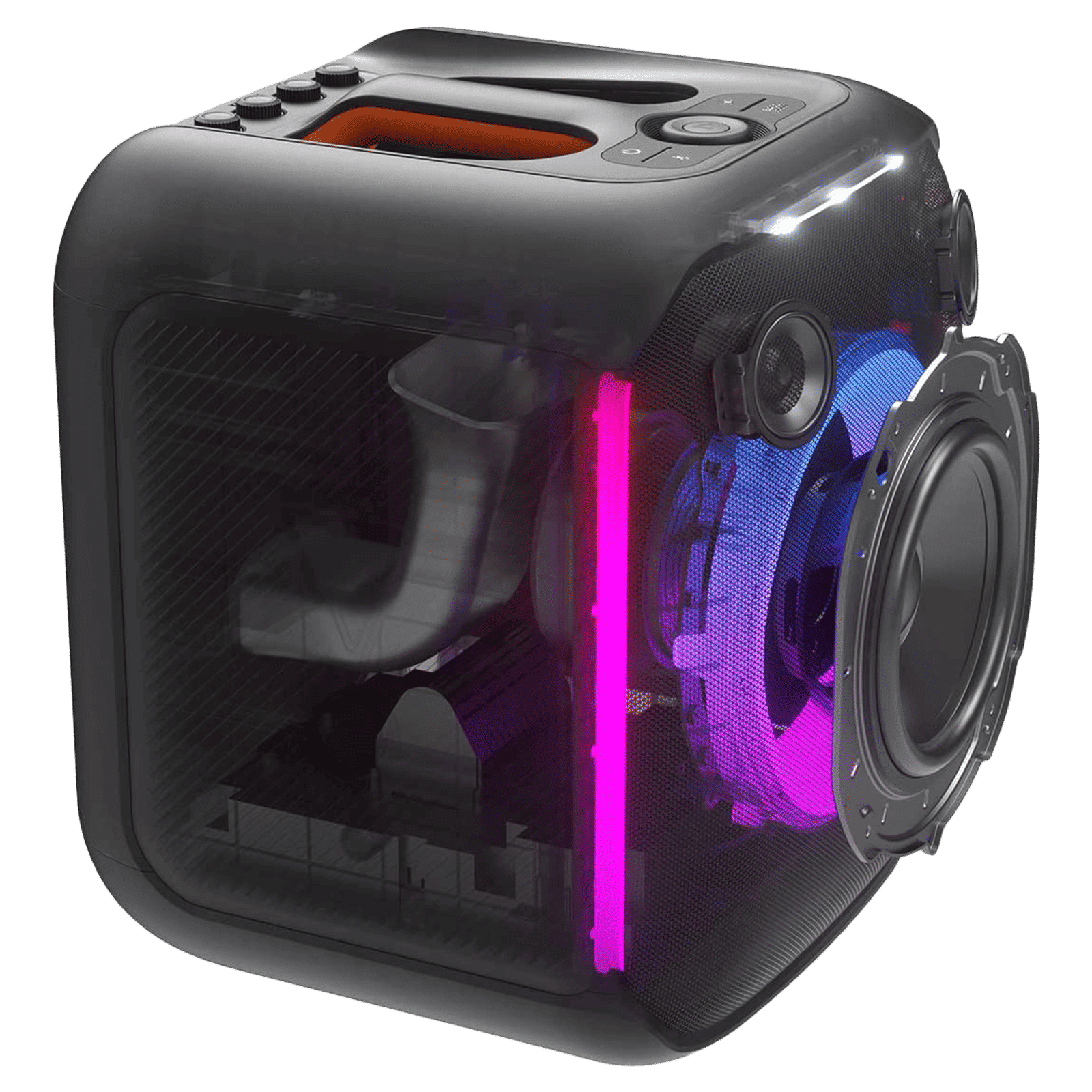 JBL PartyBox Encore Essential 100W Bluetooth Party Speaker (IPX4 Splashproof, 2.1 Channel, Black)_9