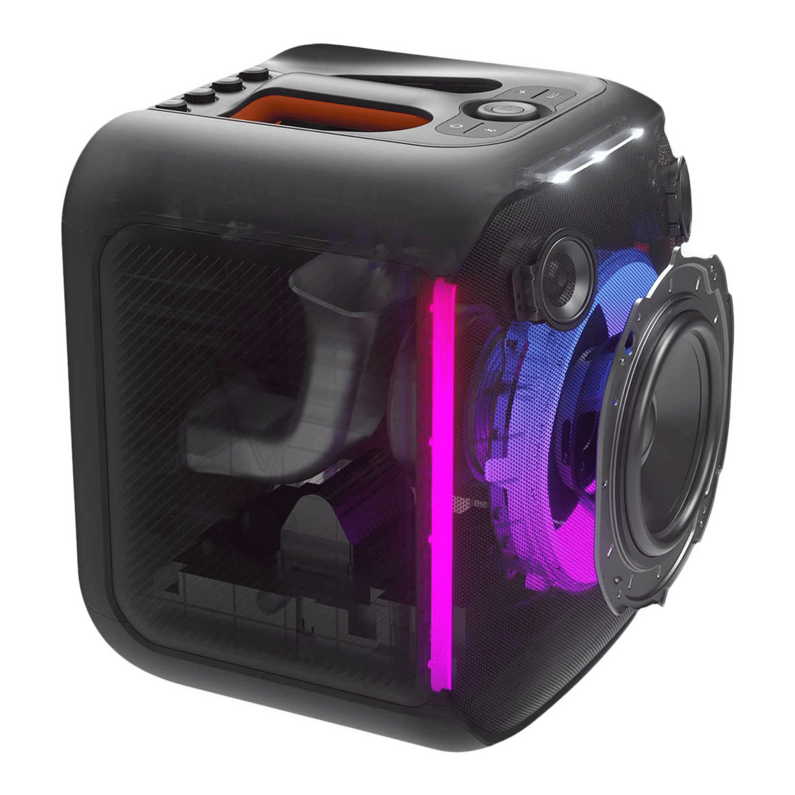 JBL PartyBox Encore Essential 100W Bluetooth Party Speaker (IPX4 Splashproof, 2.1 Channel, Black)_7