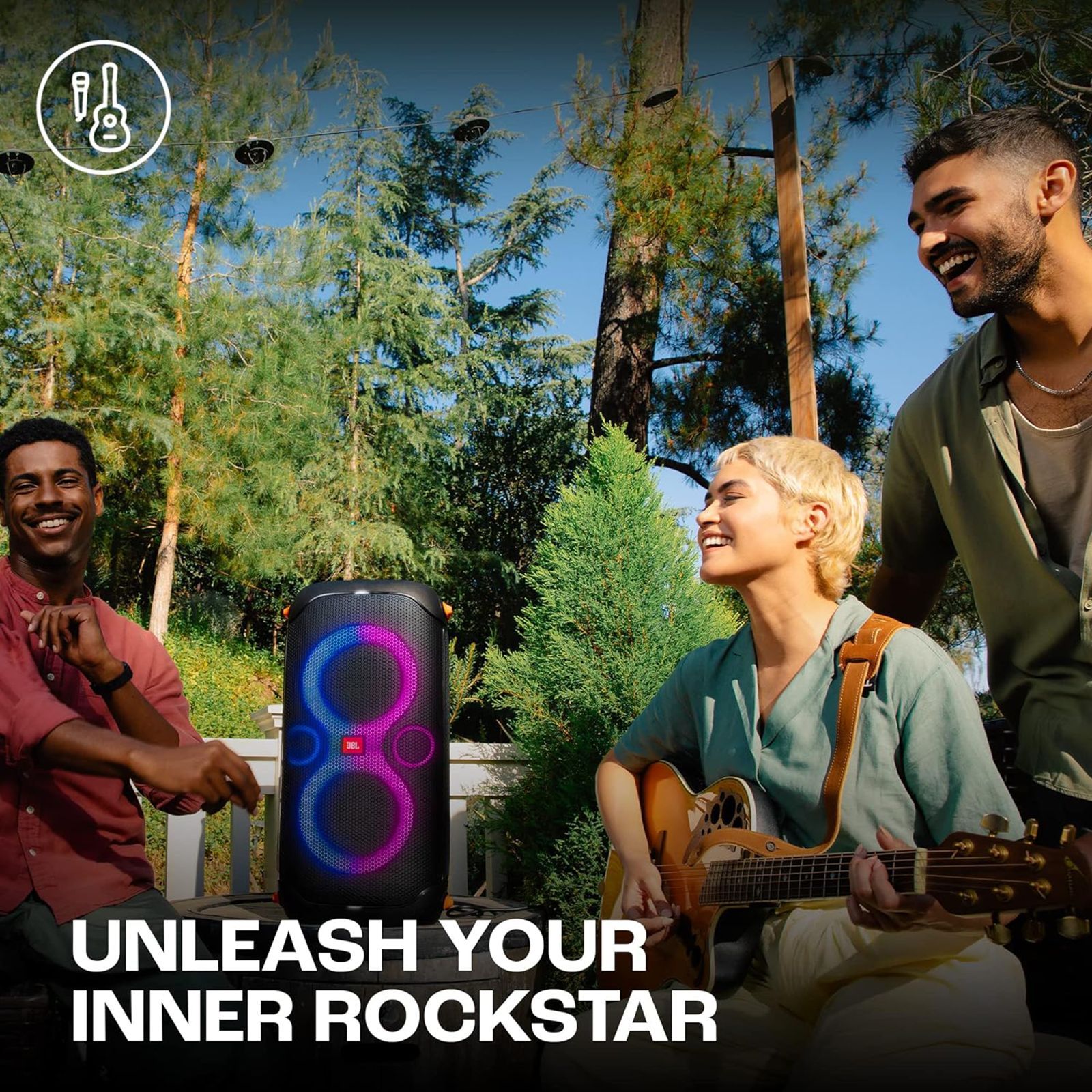 JBL PartyBox 110 160W Bluetooth Party Speaker (Waterproof, 2.1 Channel, Black)_18