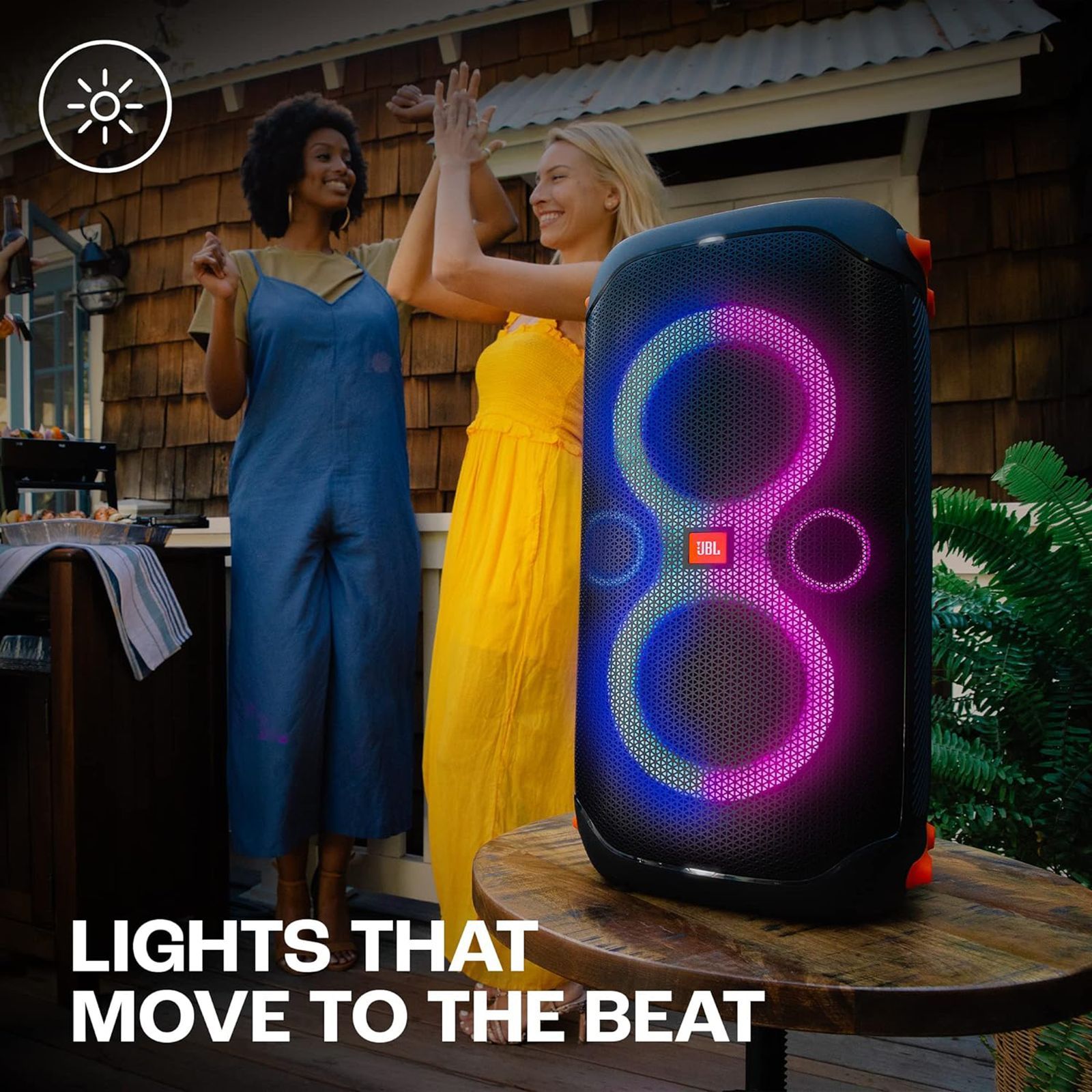 JBL PartyBox 110 160W Bluetooth Party Speaker (Waterproof, 2.1 Channel, Black)_20